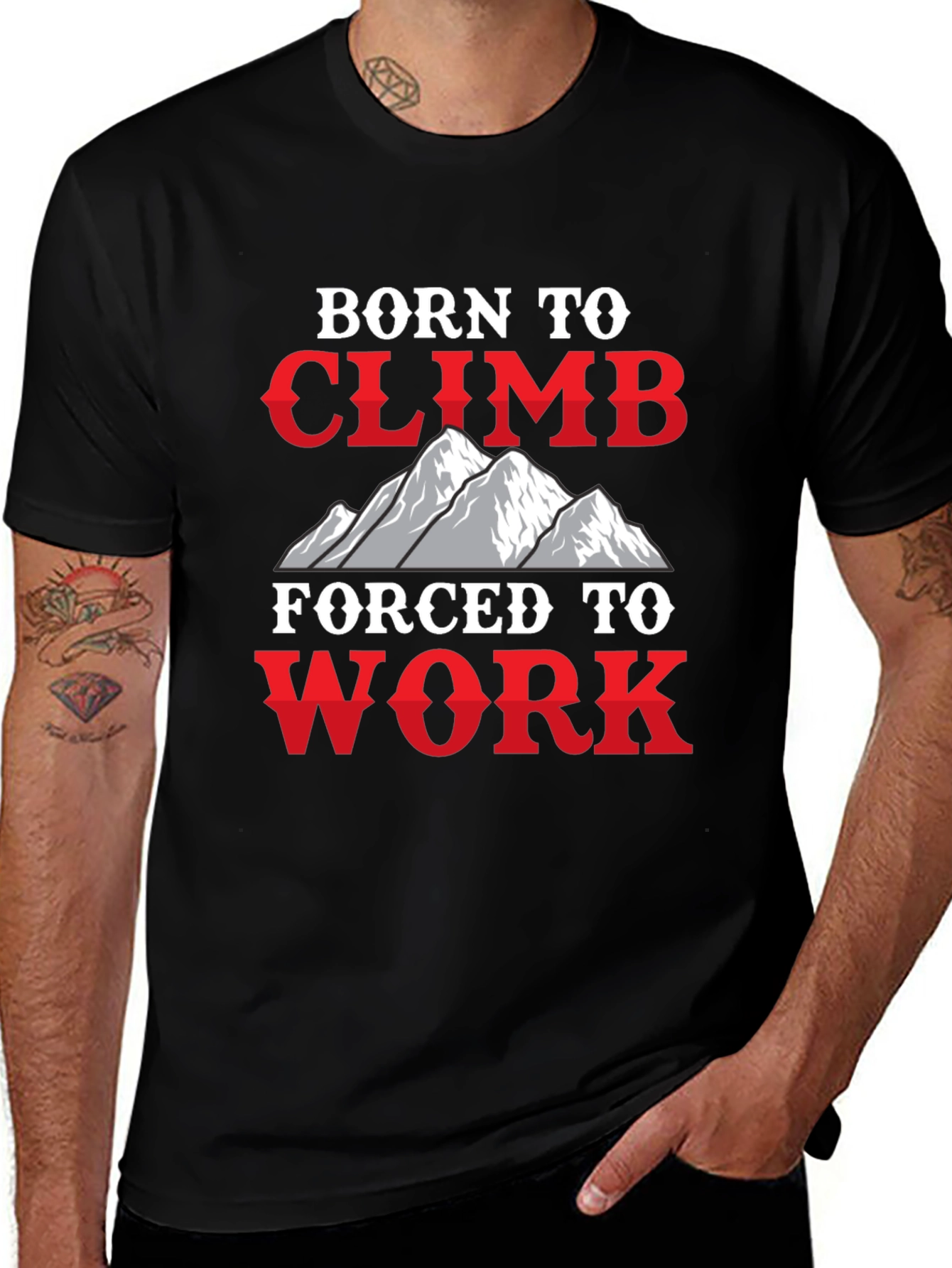 Variant 23 of Born to Climb T-Shirt