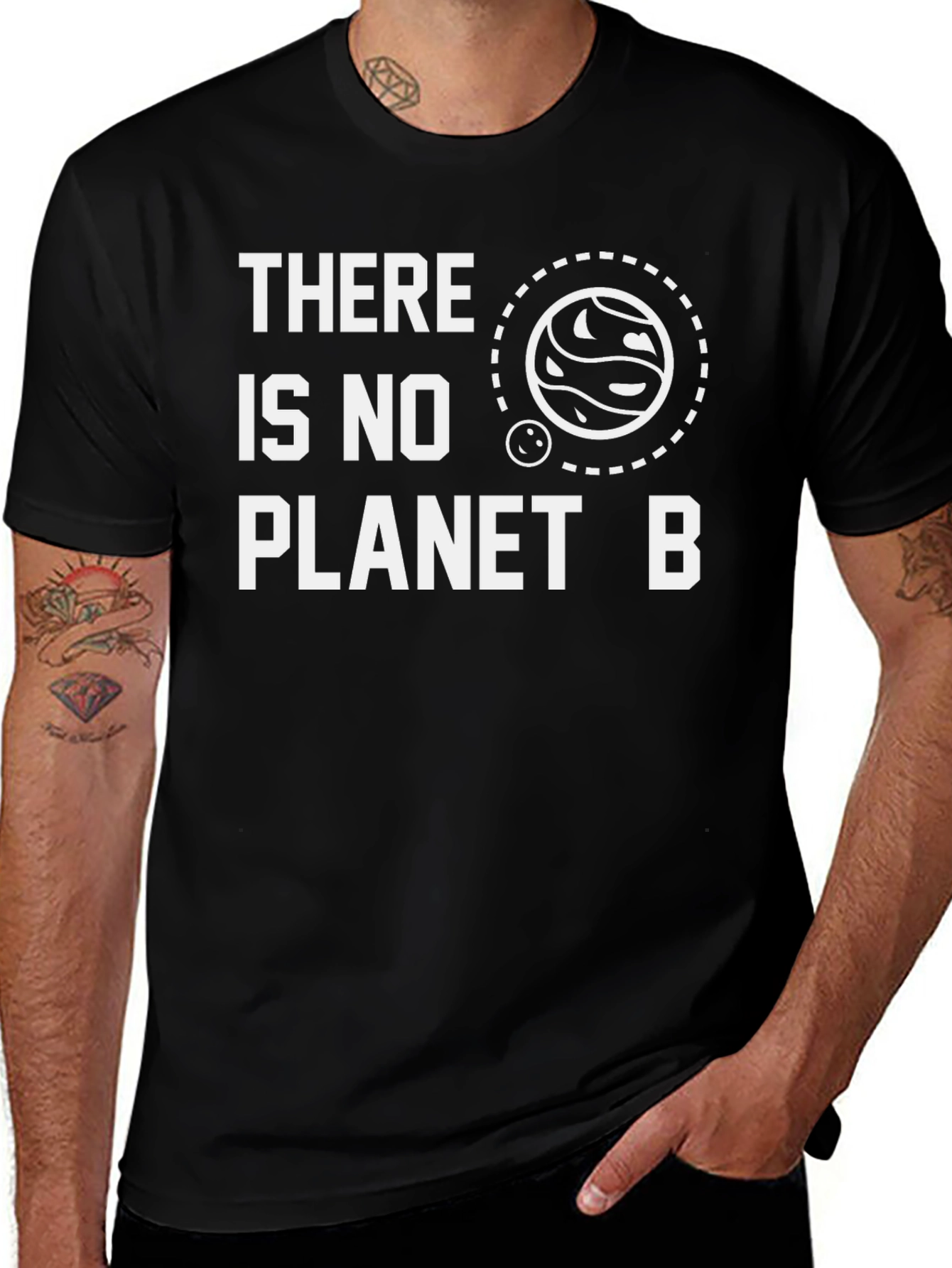 Variant 20 of There is No Planet B Graphic Tee - Earth Day