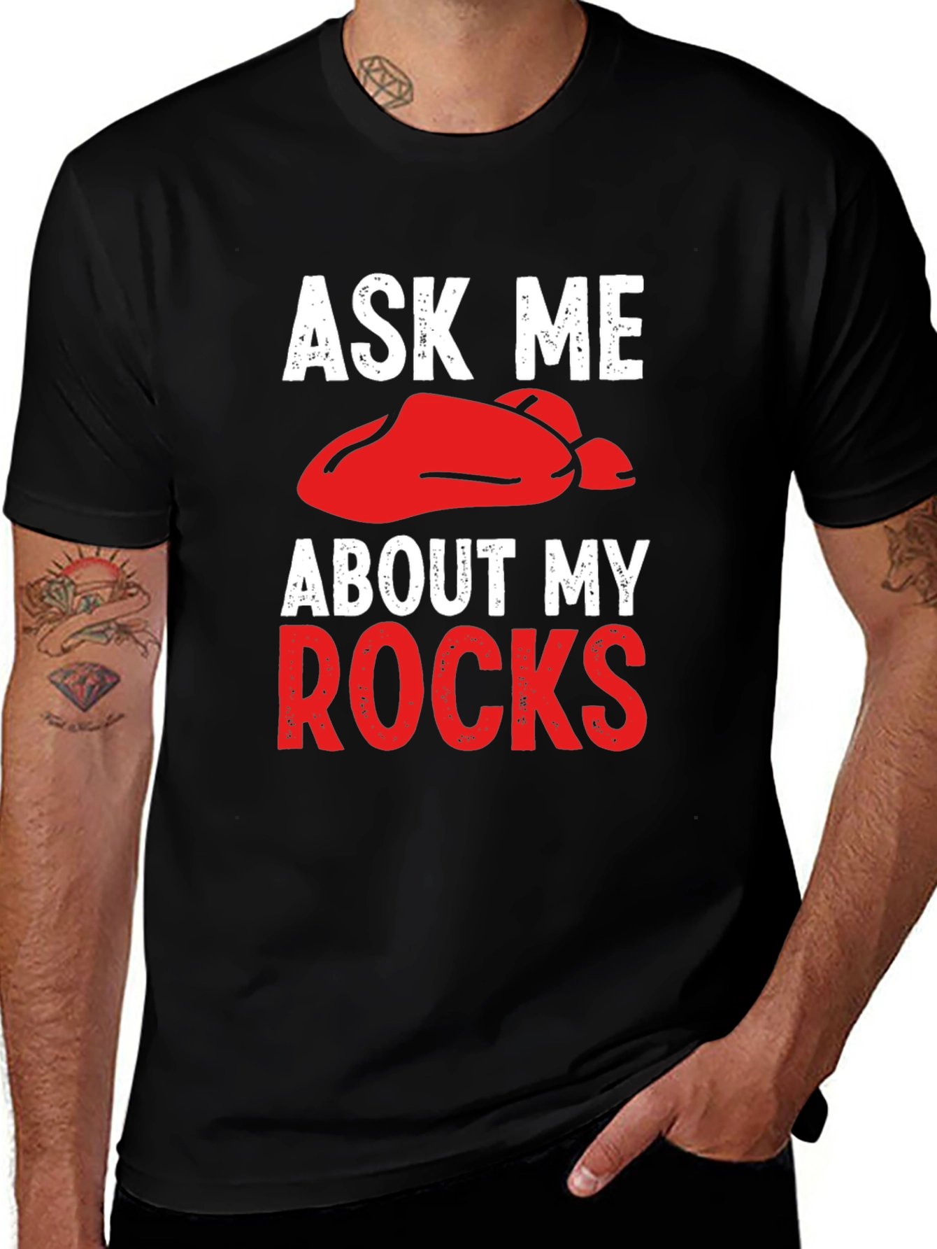 Variant 20 of Ask Me About My Rocks T-Shirt