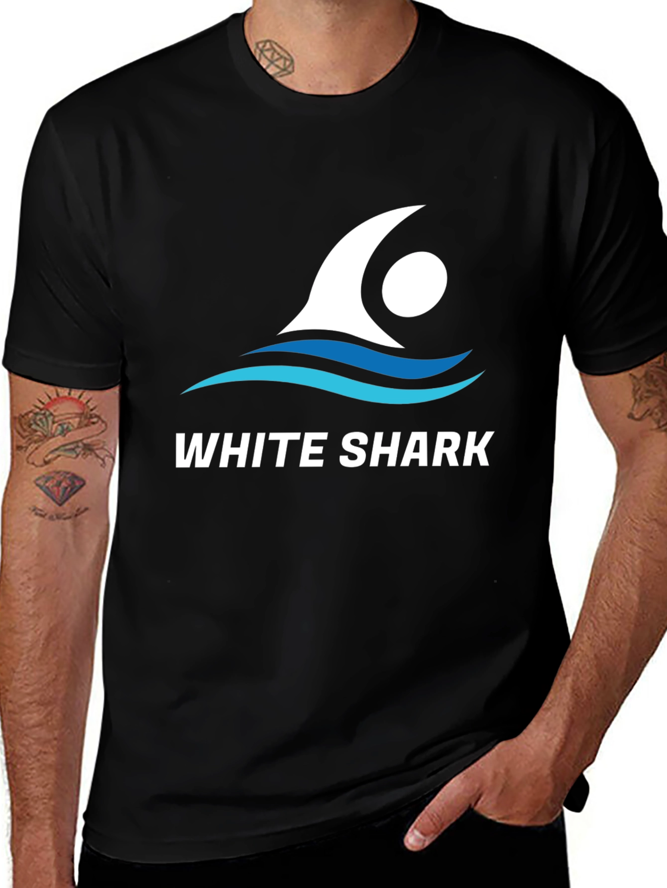 Variant 13 of White Shark Graphic Tee - Stylish Crew Neck T-Shirt