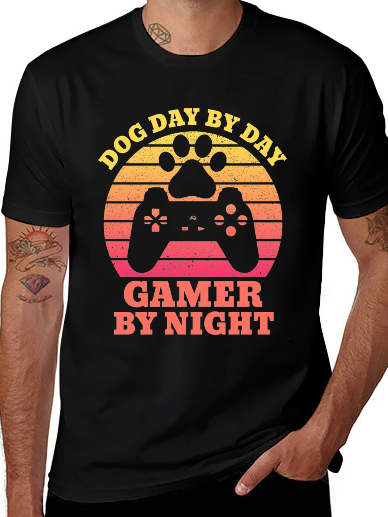 Variant 25 of Dog Day Gamer T-Shirt