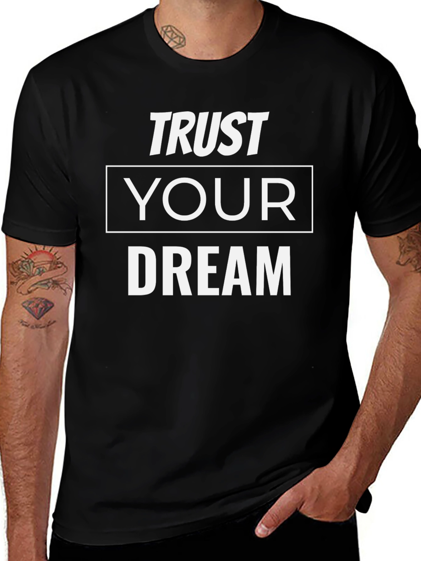 Variant 2 of Trust Your Dream T-Shirt - Motivational Tee