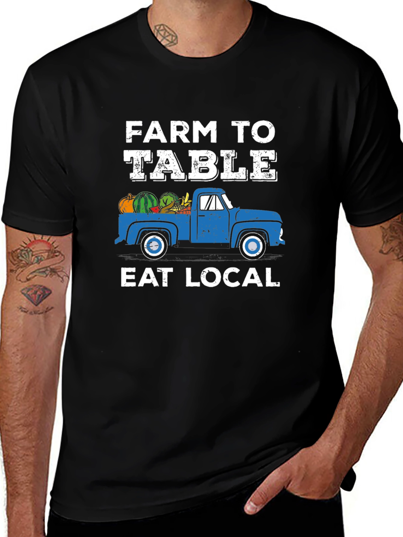 Farm to Table Eat Local T-Shirt