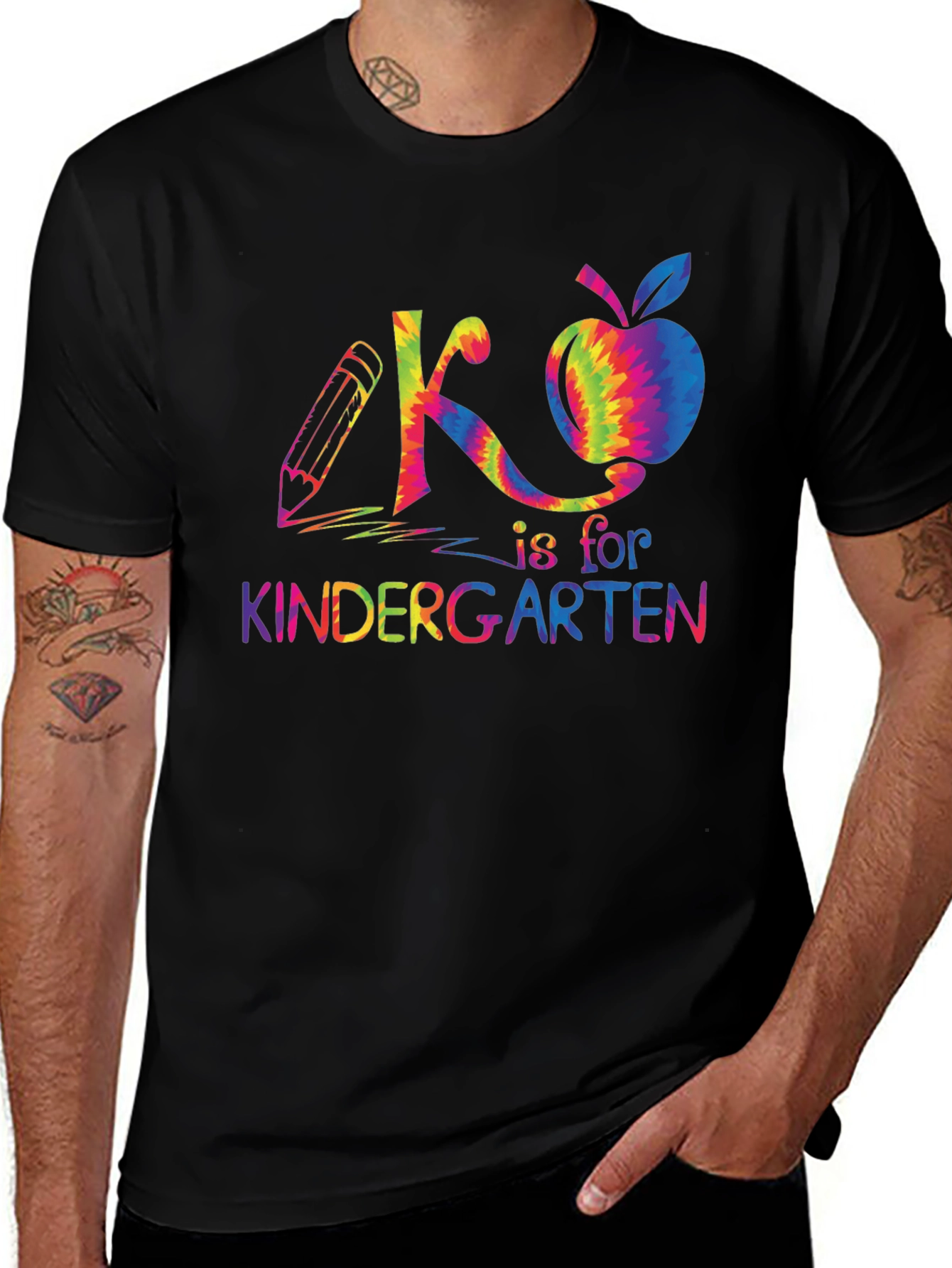 K is for Kindergarten Tie Dye T-Shirt