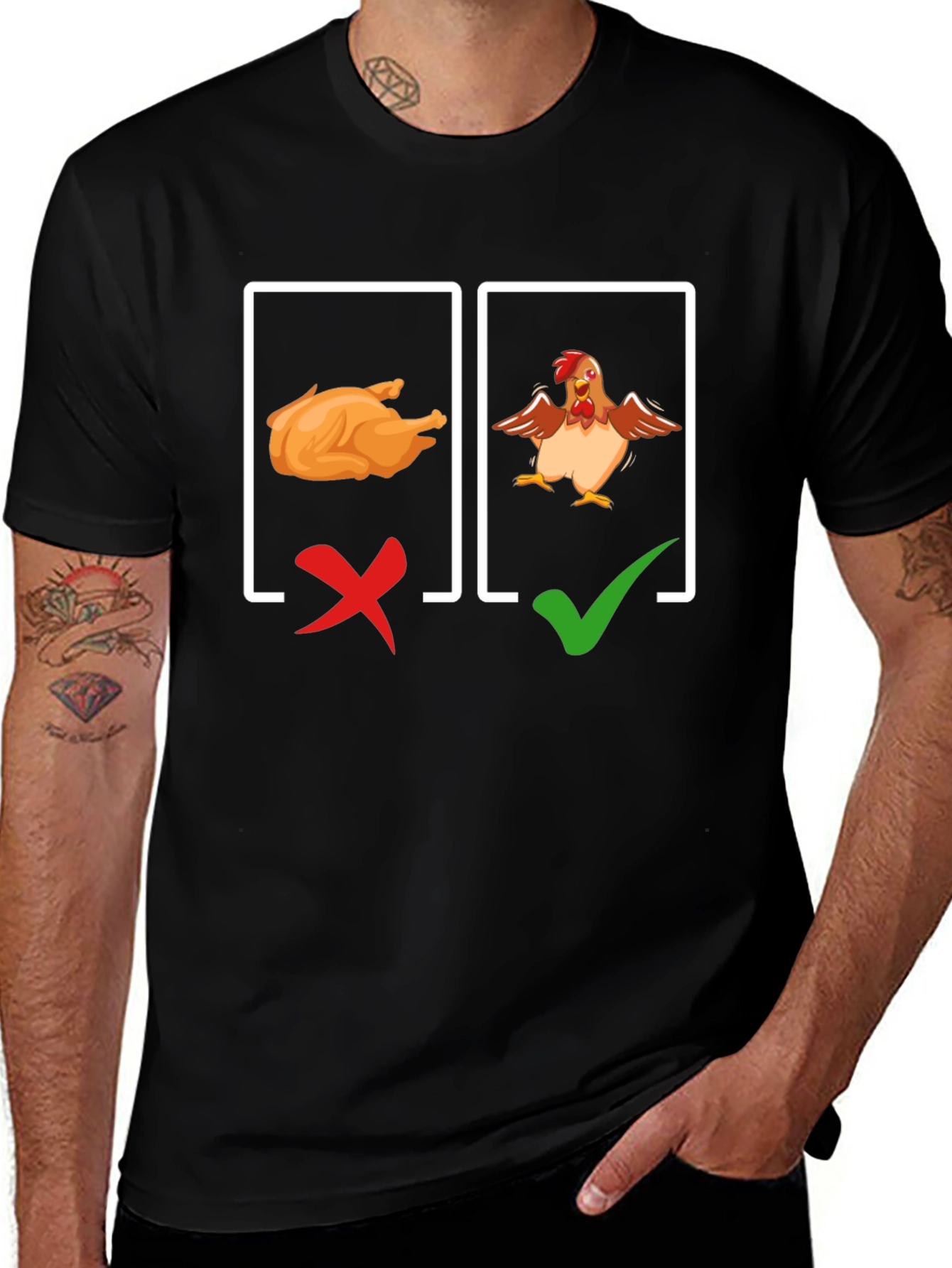 Variant 13 of Eat Chicken Graphic T-Shirt