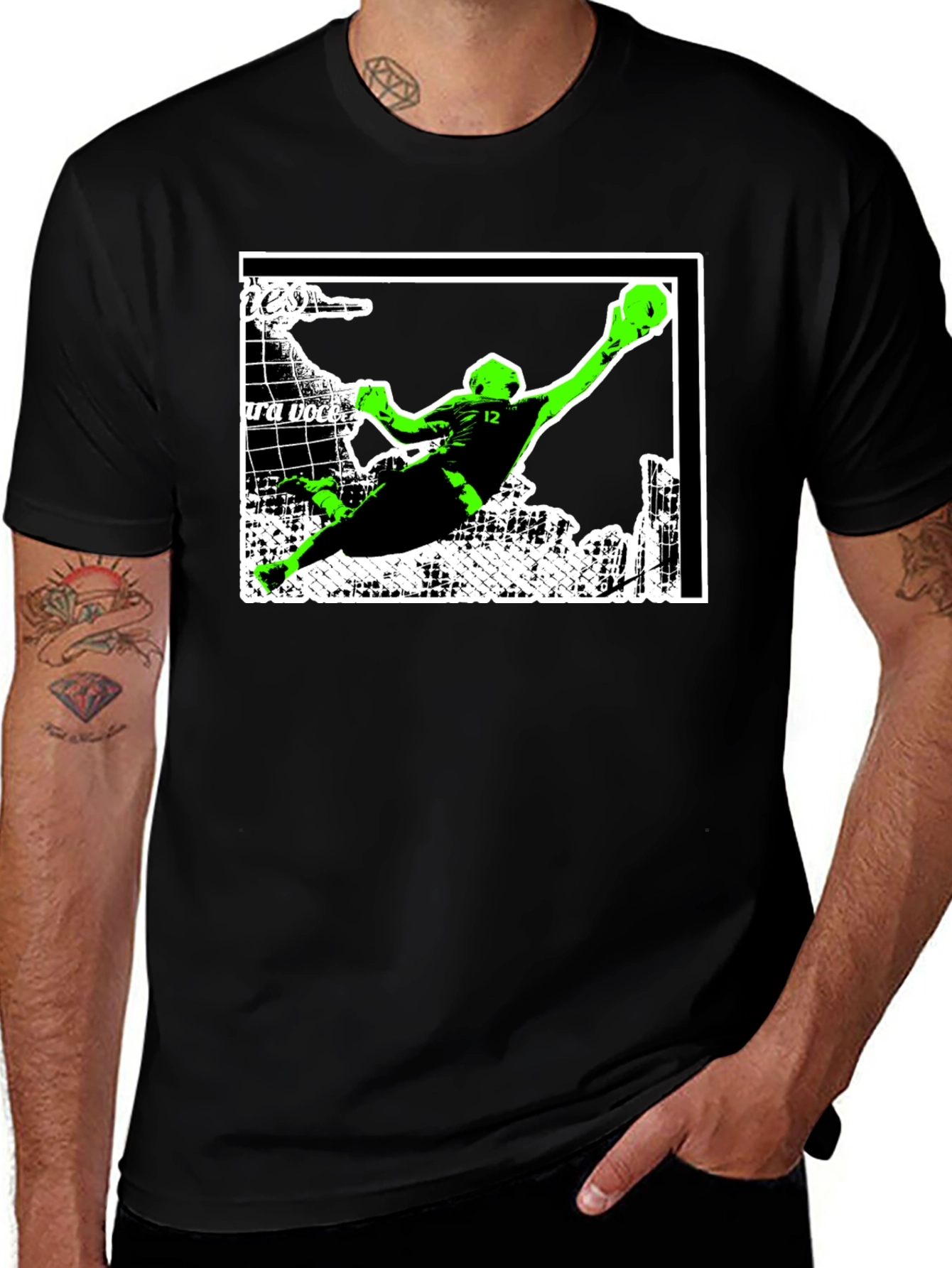 Variant 15 of Goalkeeper Graphic T-Shirt
