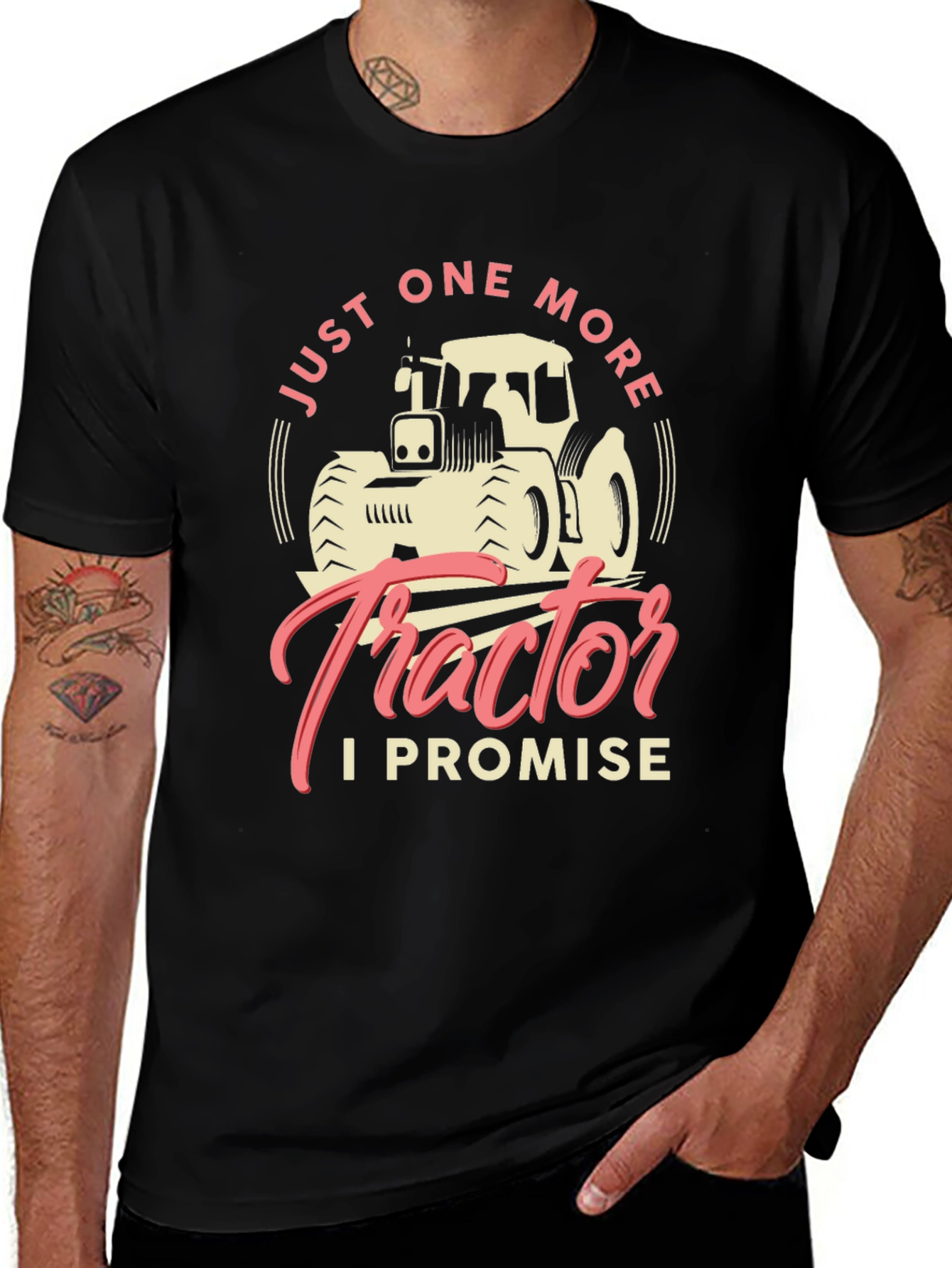 Variant 26 of Just One More Tractor T-Shirt