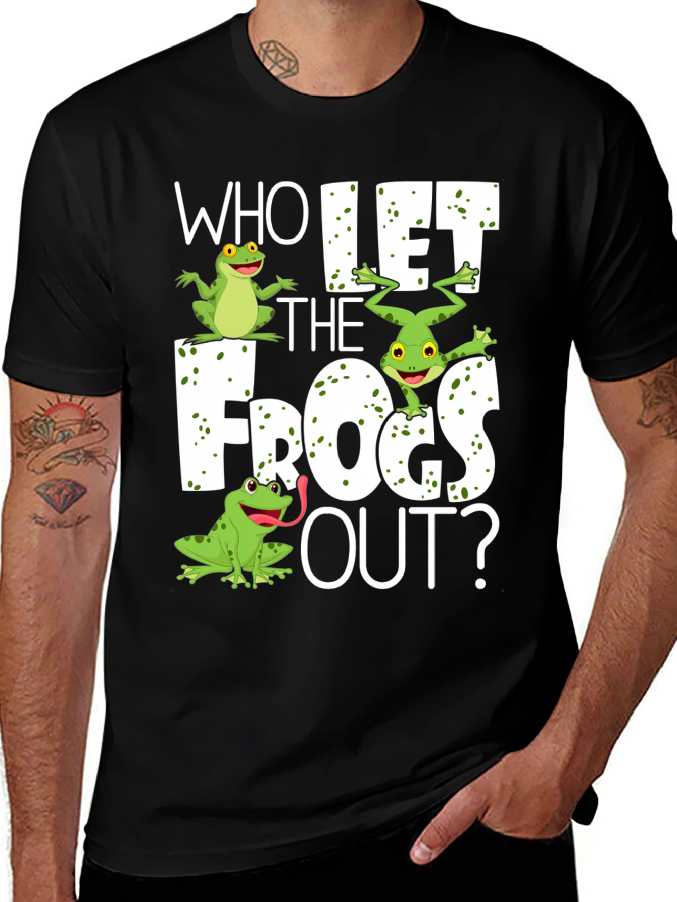 Variant 25 of Who Let the Frogs Out? T-Shirt