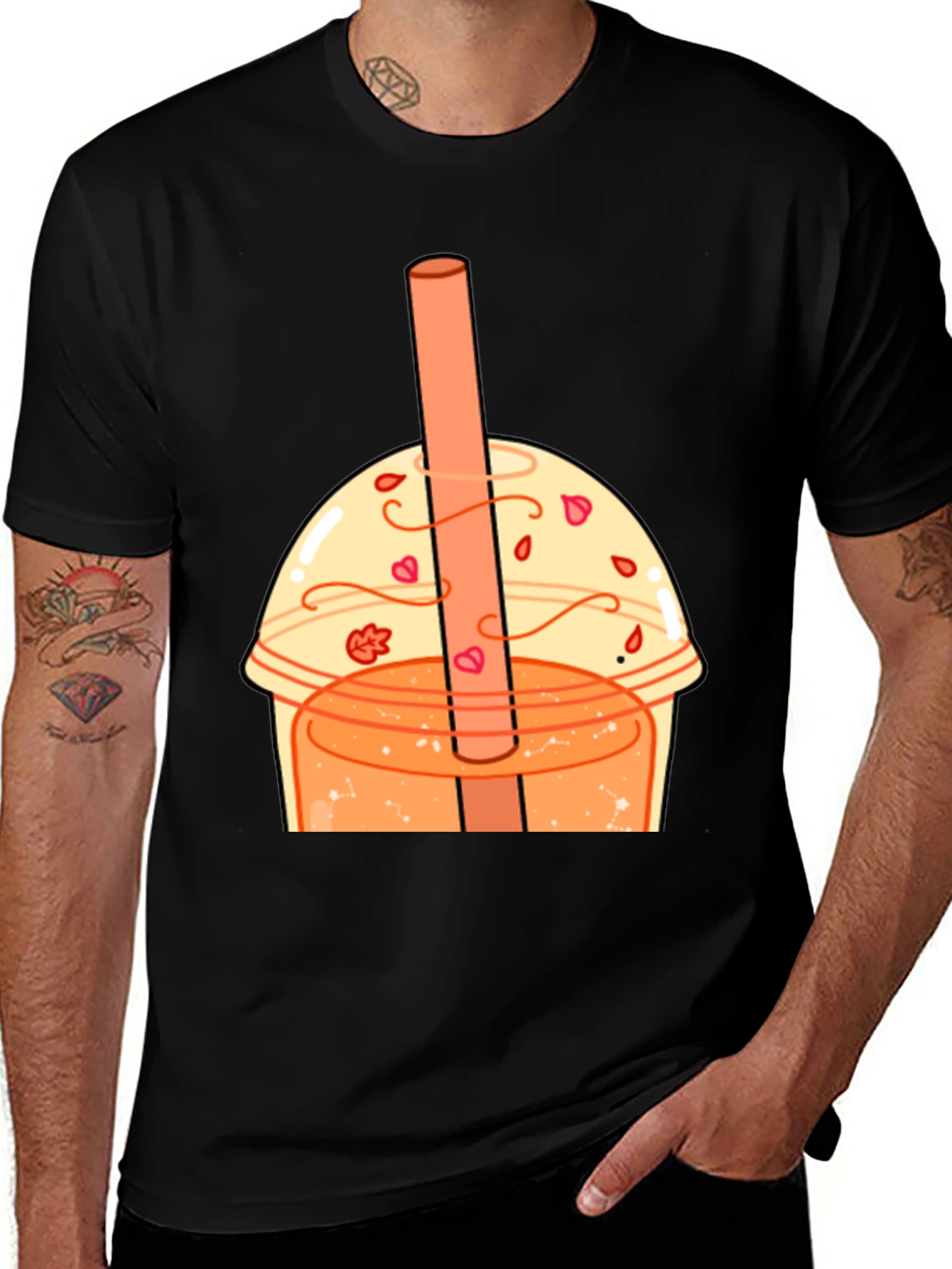 Variant 7 of Bubble Tea Graphic Tee - Kawaii Style
