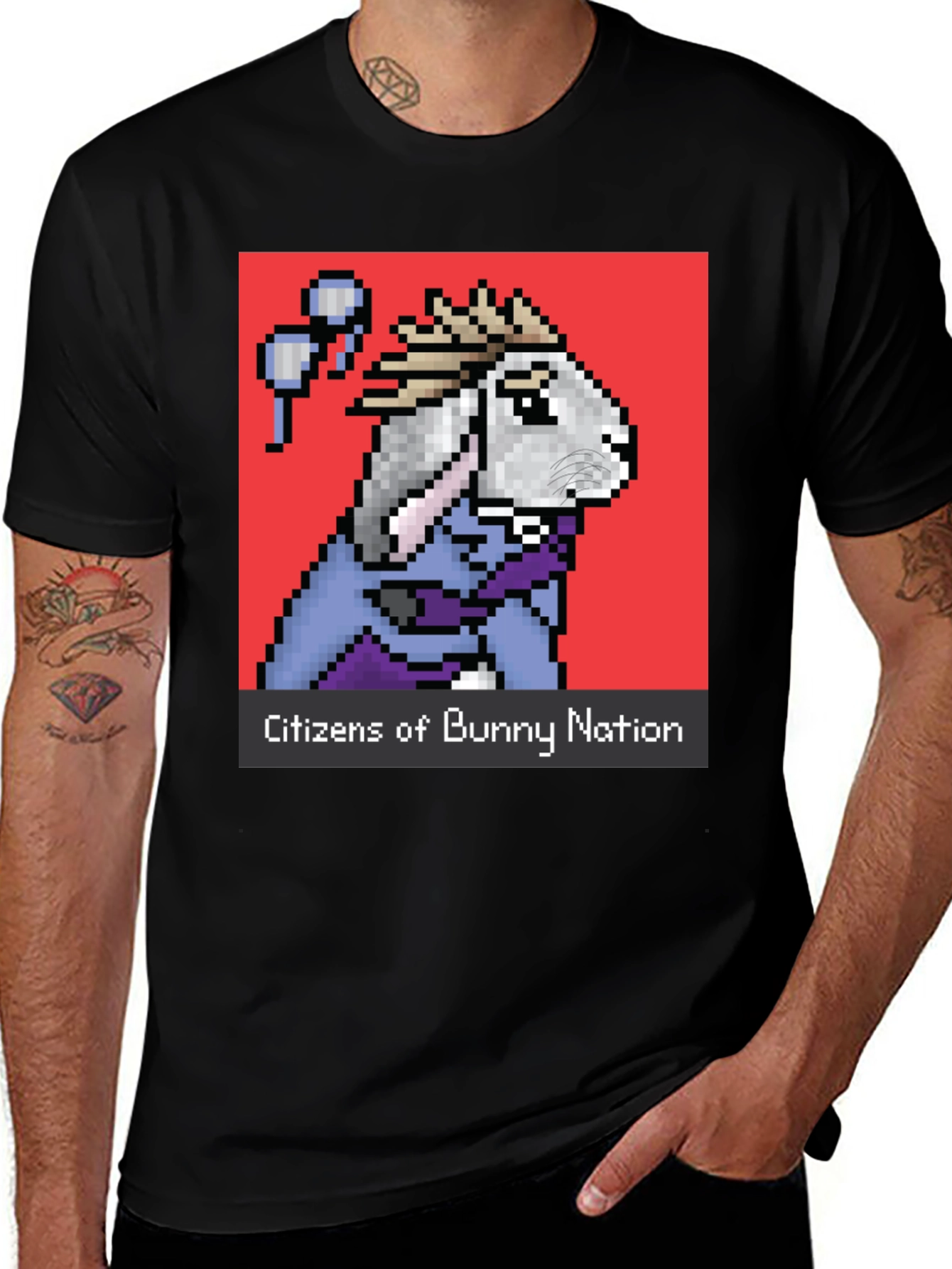 Variant 17 of Citizens of Bunny Nation Graphic T-Shirt