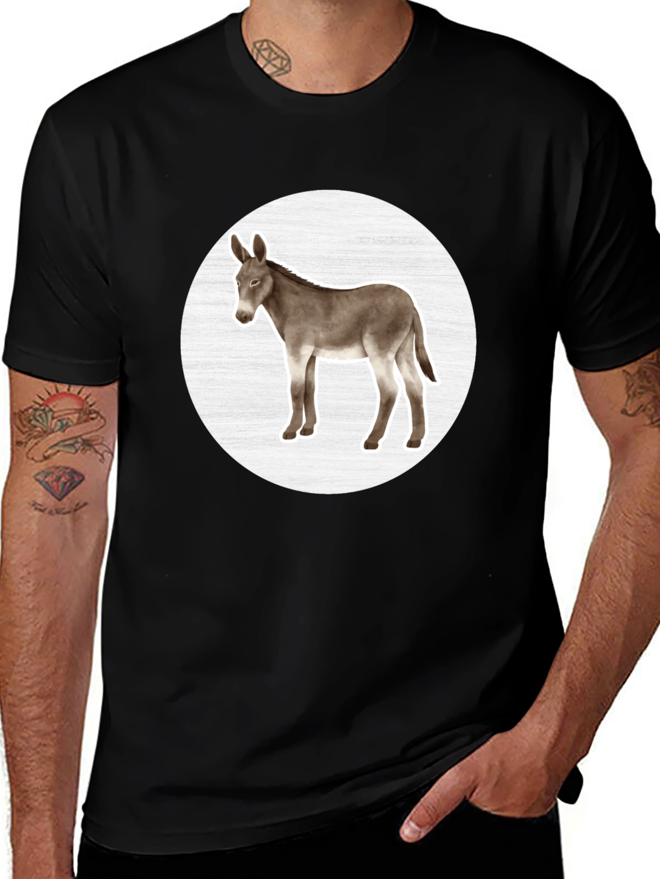 Variant 8 of Donkey Graphic Tee - Unisex Casual Style