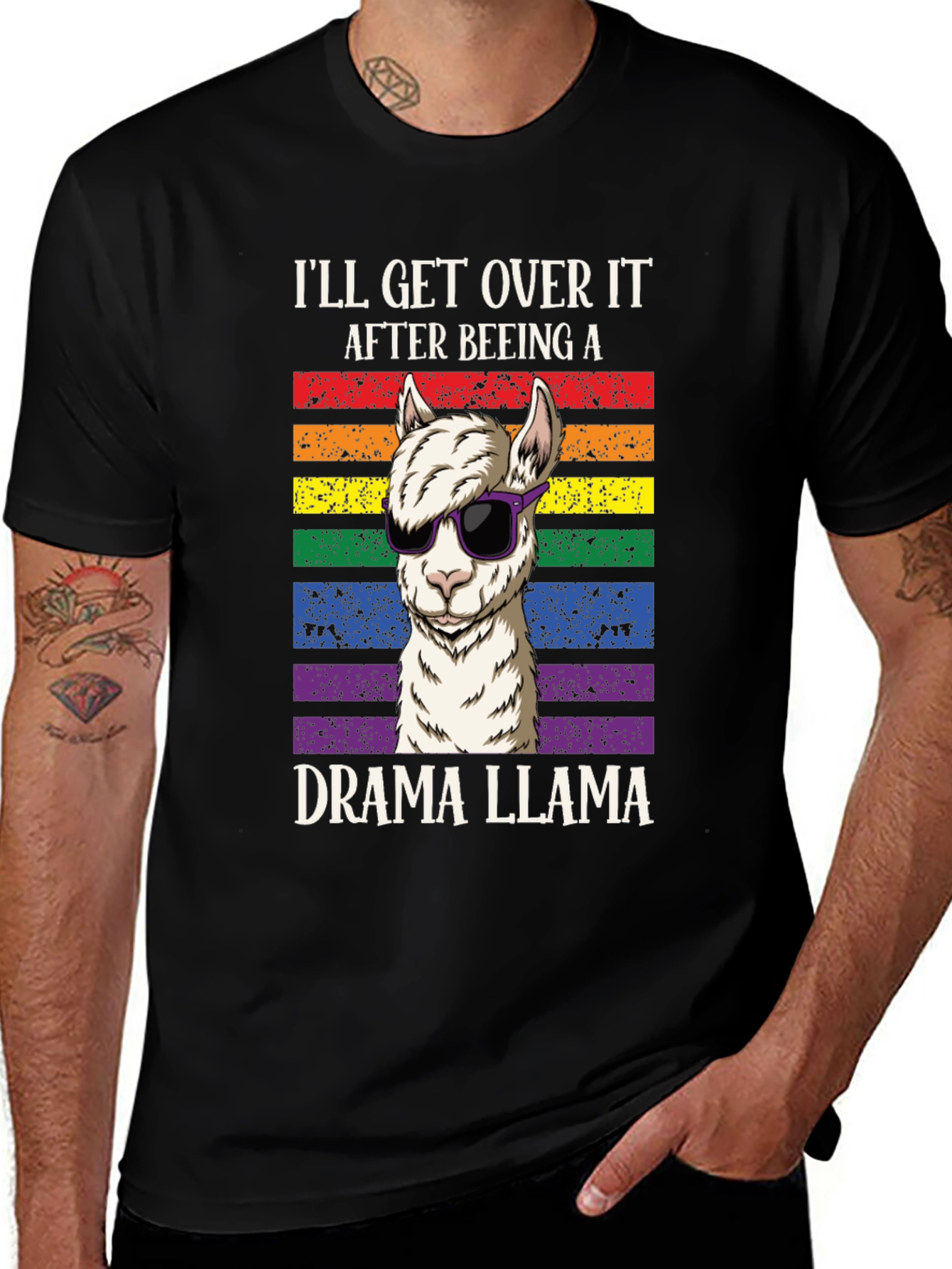 Variant 21 of Drama Llama T-Shirt