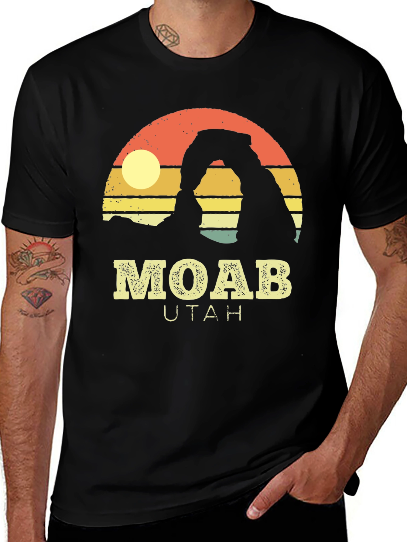 Moab Utah Retro Graphic Tee