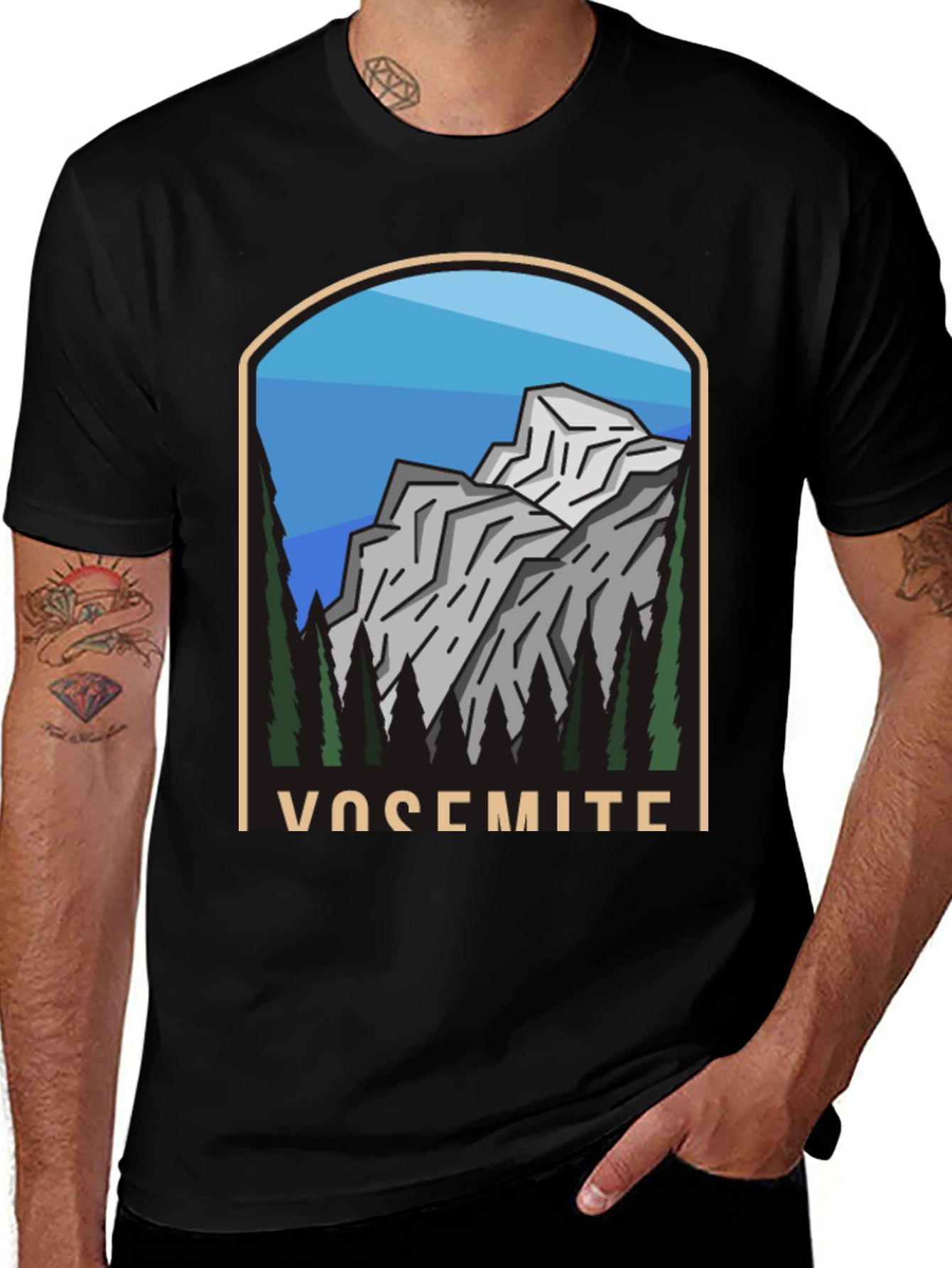 Variant 18 of Yosemite Graphic Tee - Nature Adventure Shirt