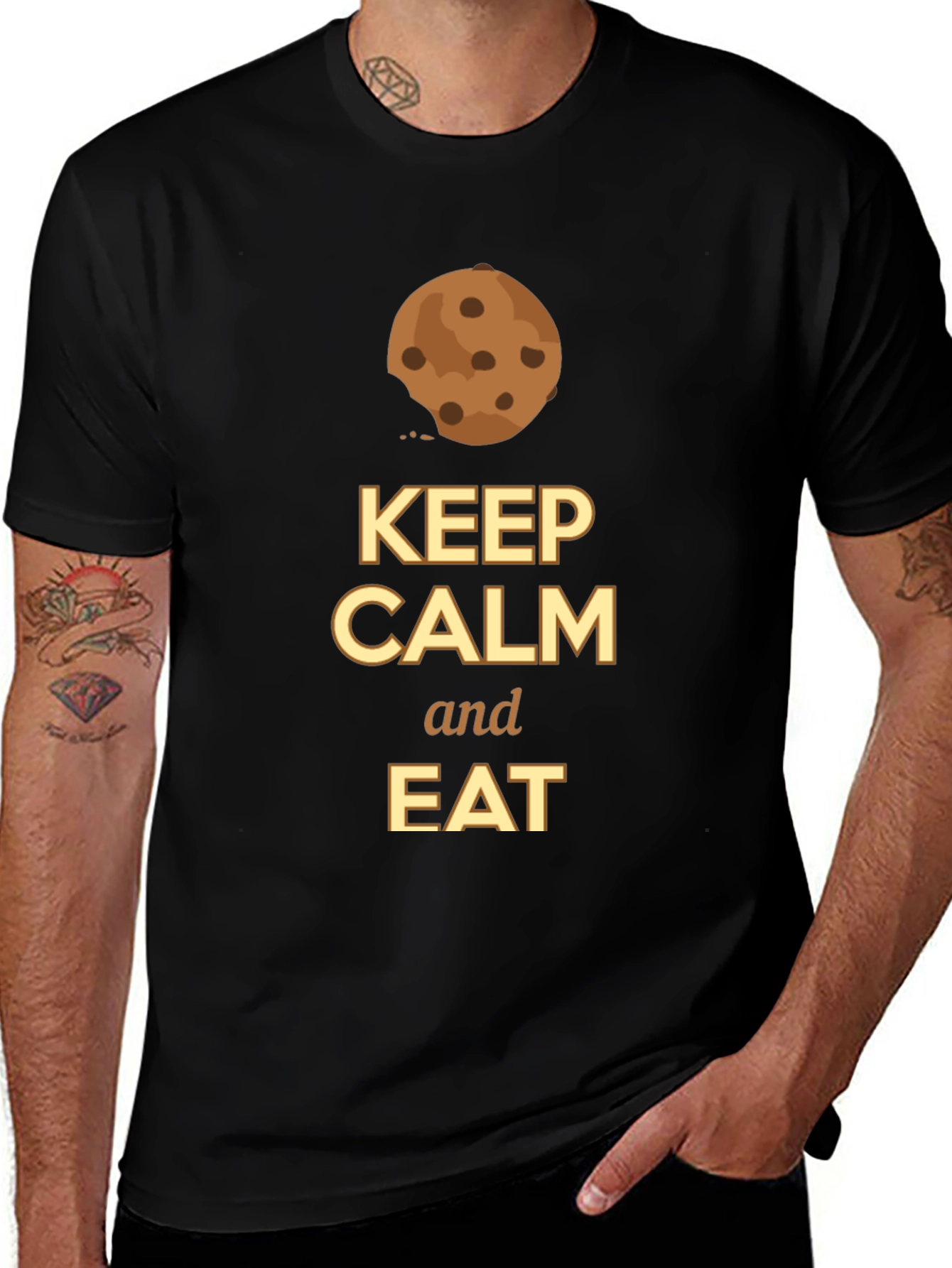 Variant 26 of Keep Calm and Eat Cookie T-Shirt - Soft Cotton Tee