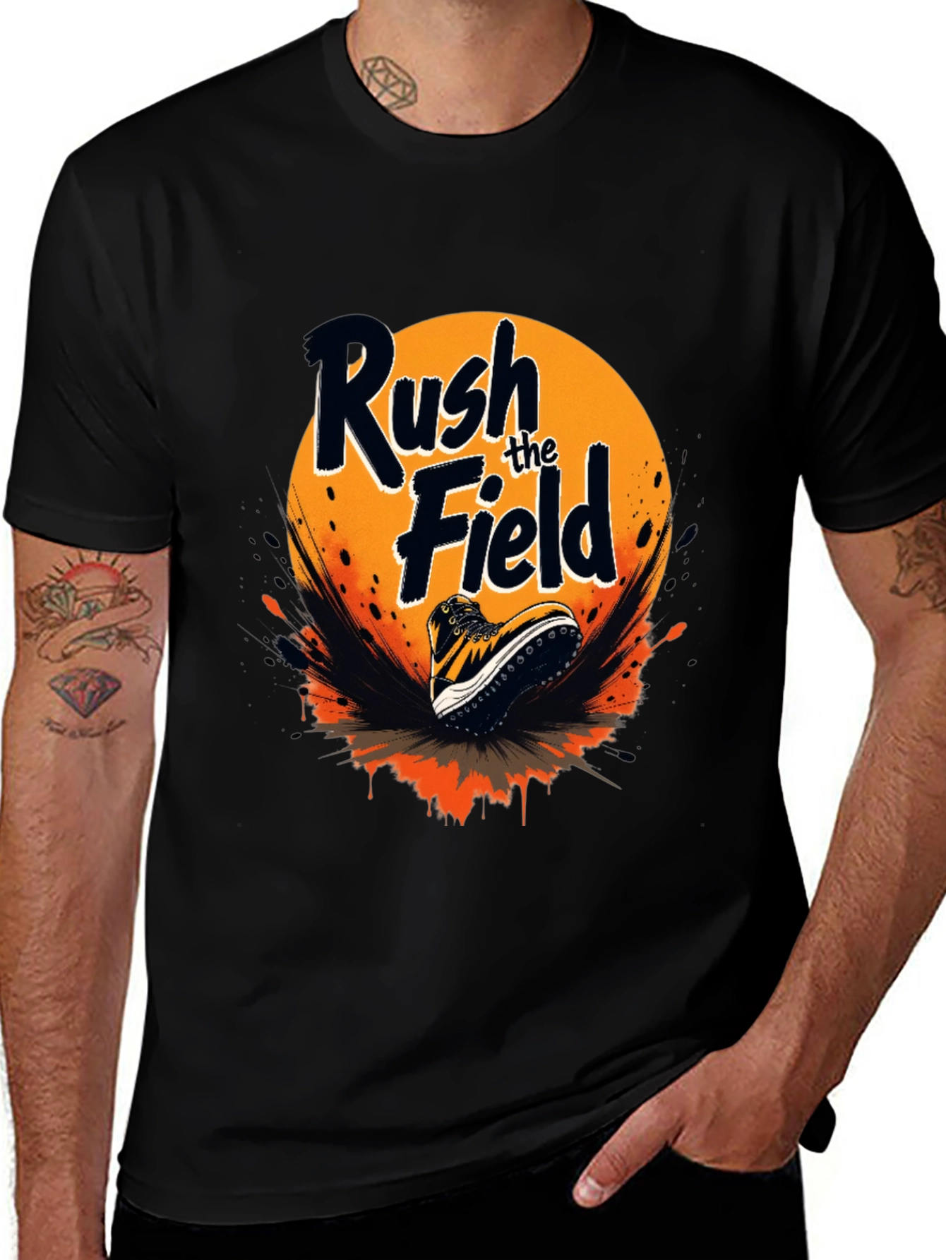 Variant 13 of Rush the Field Graphic Tee