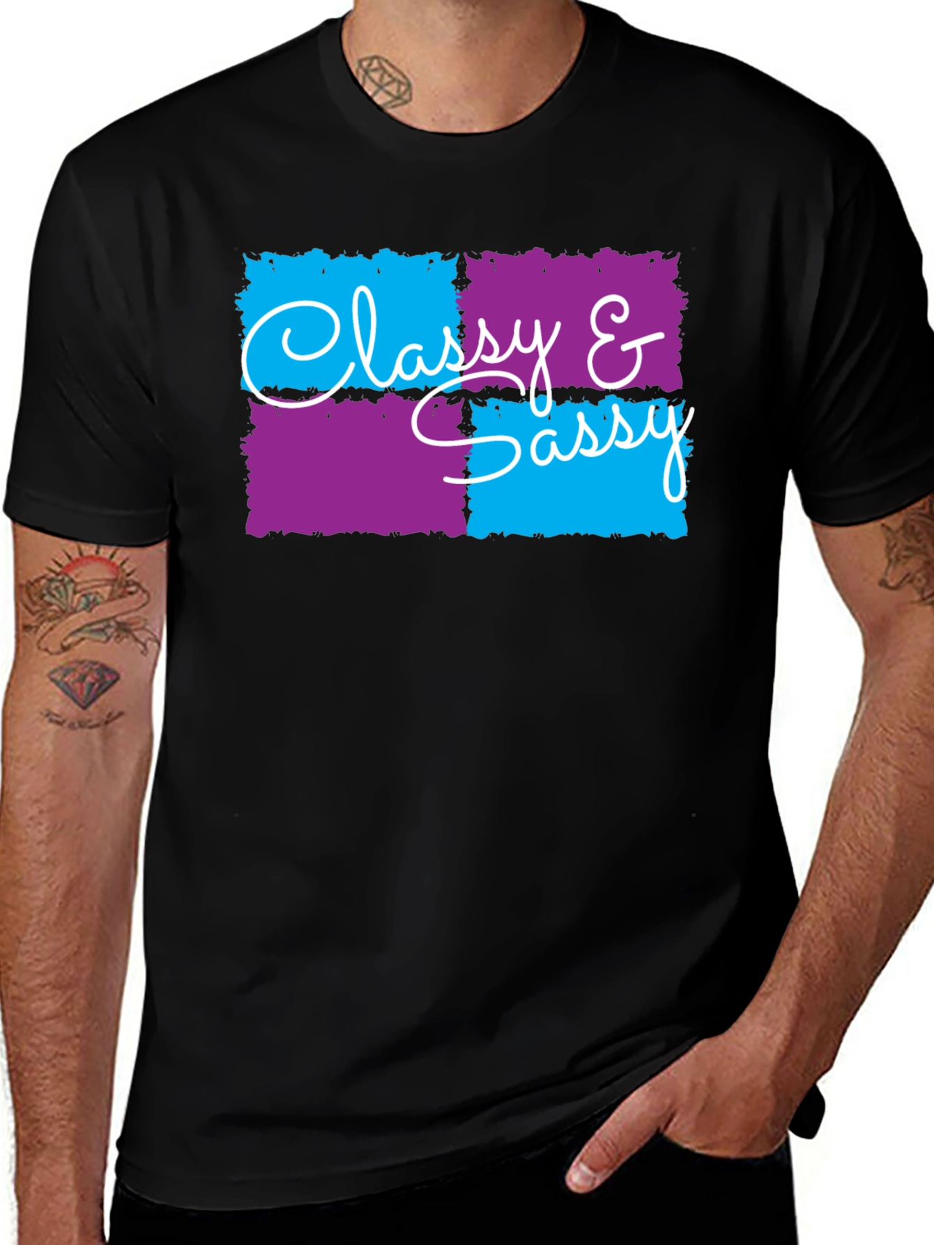 Variant 10 of Classy & Sassy Graphic T-Shirt - Trendy Design