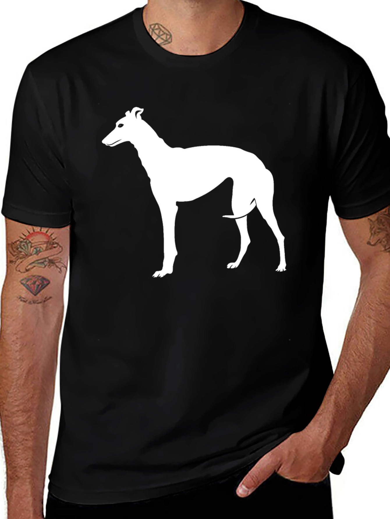 Variant 6 of Greyhound Graphic Tee - Stylish Dog Lover T-Shirt