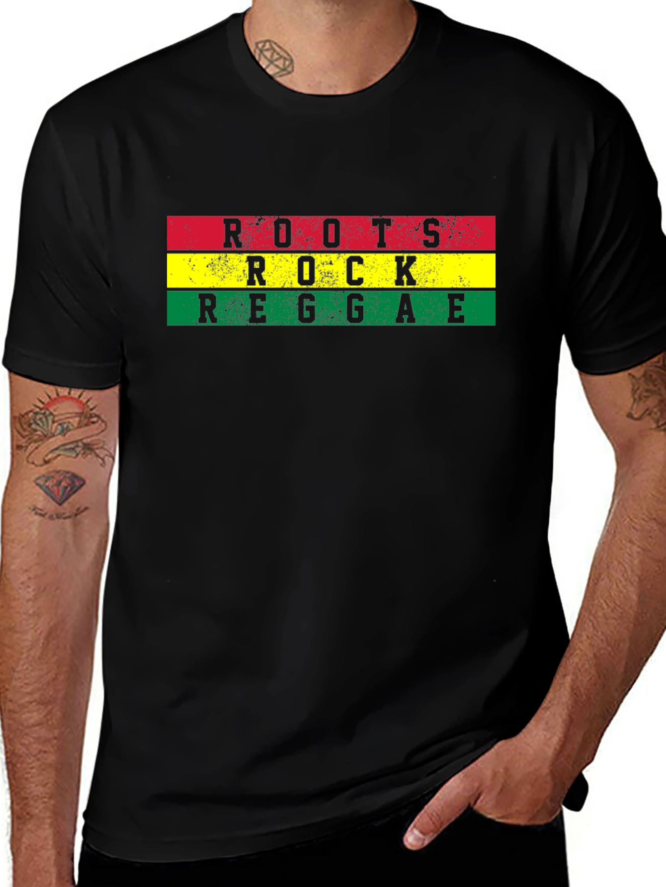 Variant 8 of Roots Rock Reggae Graphic Tee