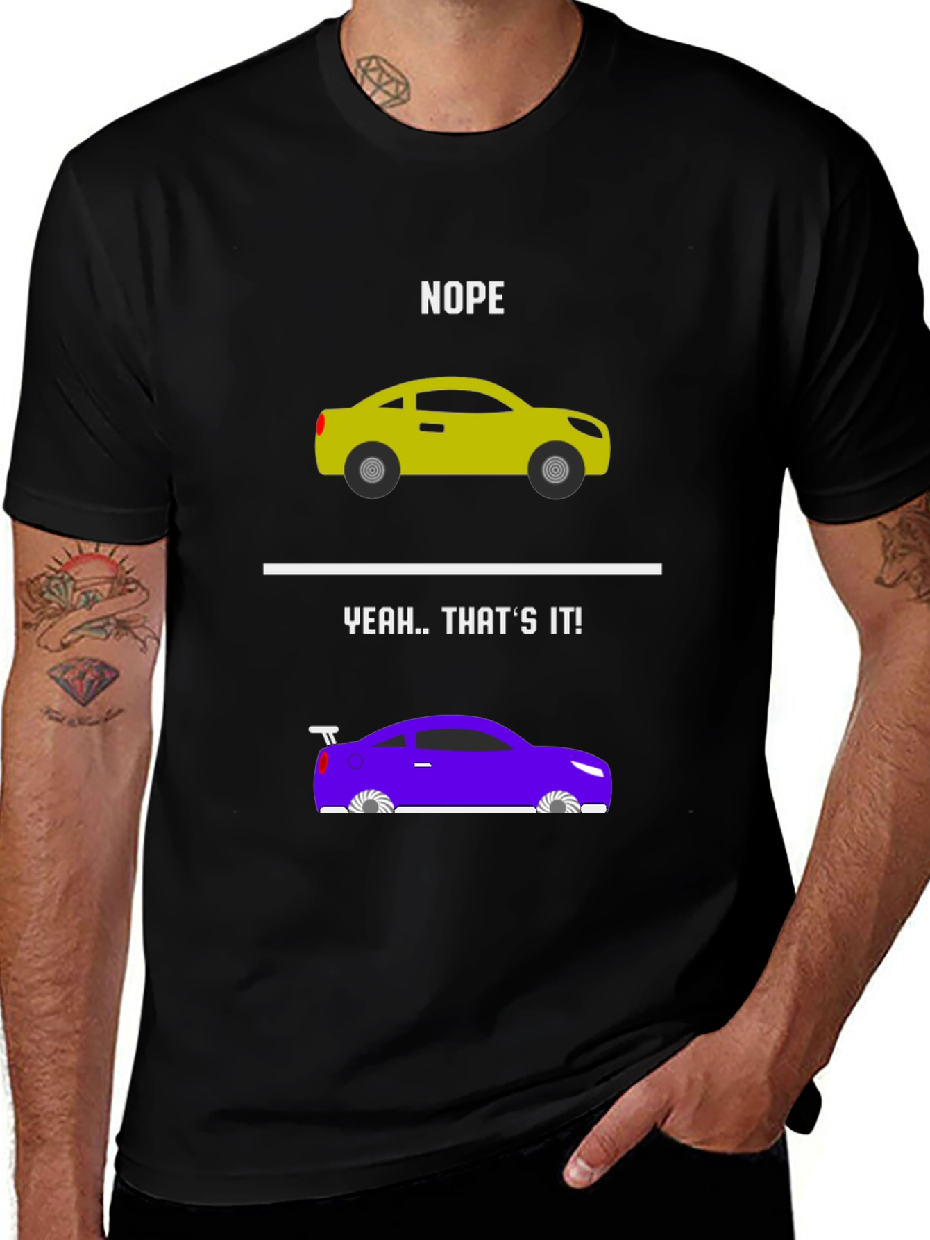 Variant 7 of Nope, Yeah That's It! Car T-Shirt