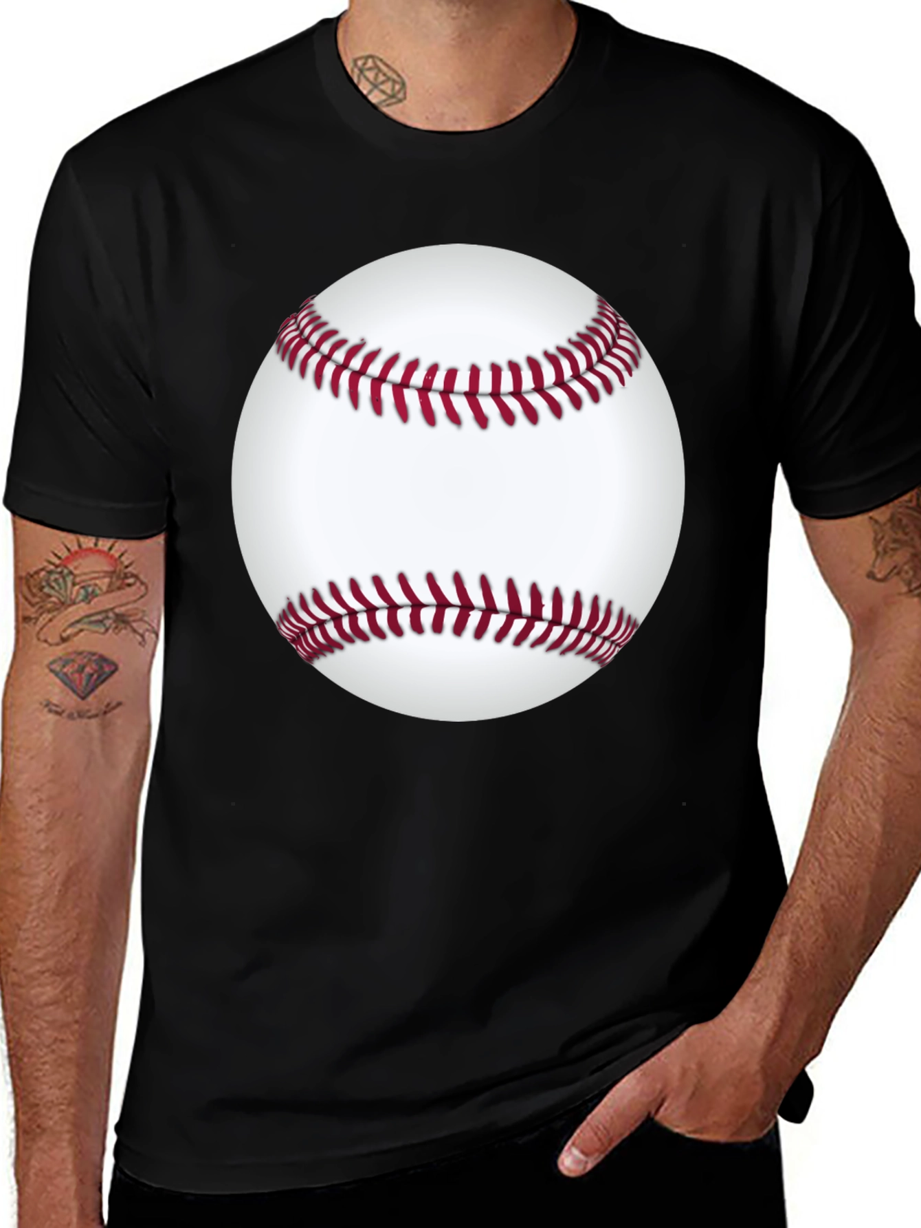 Variant 27 of Baseball Graphic Tee - Classic Sport Style