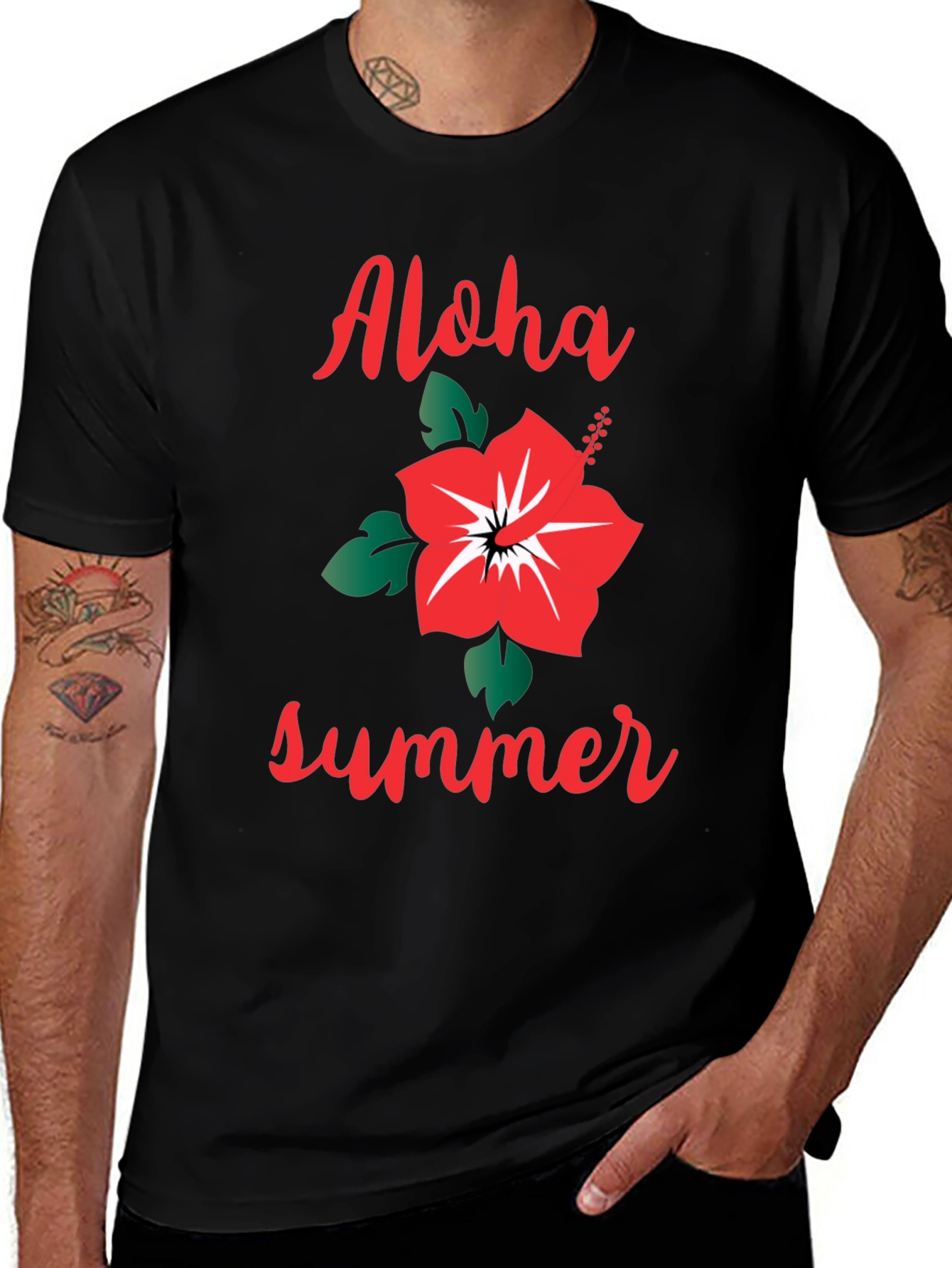 Variant 26 of Aloha Summer Graphic T-Shirt