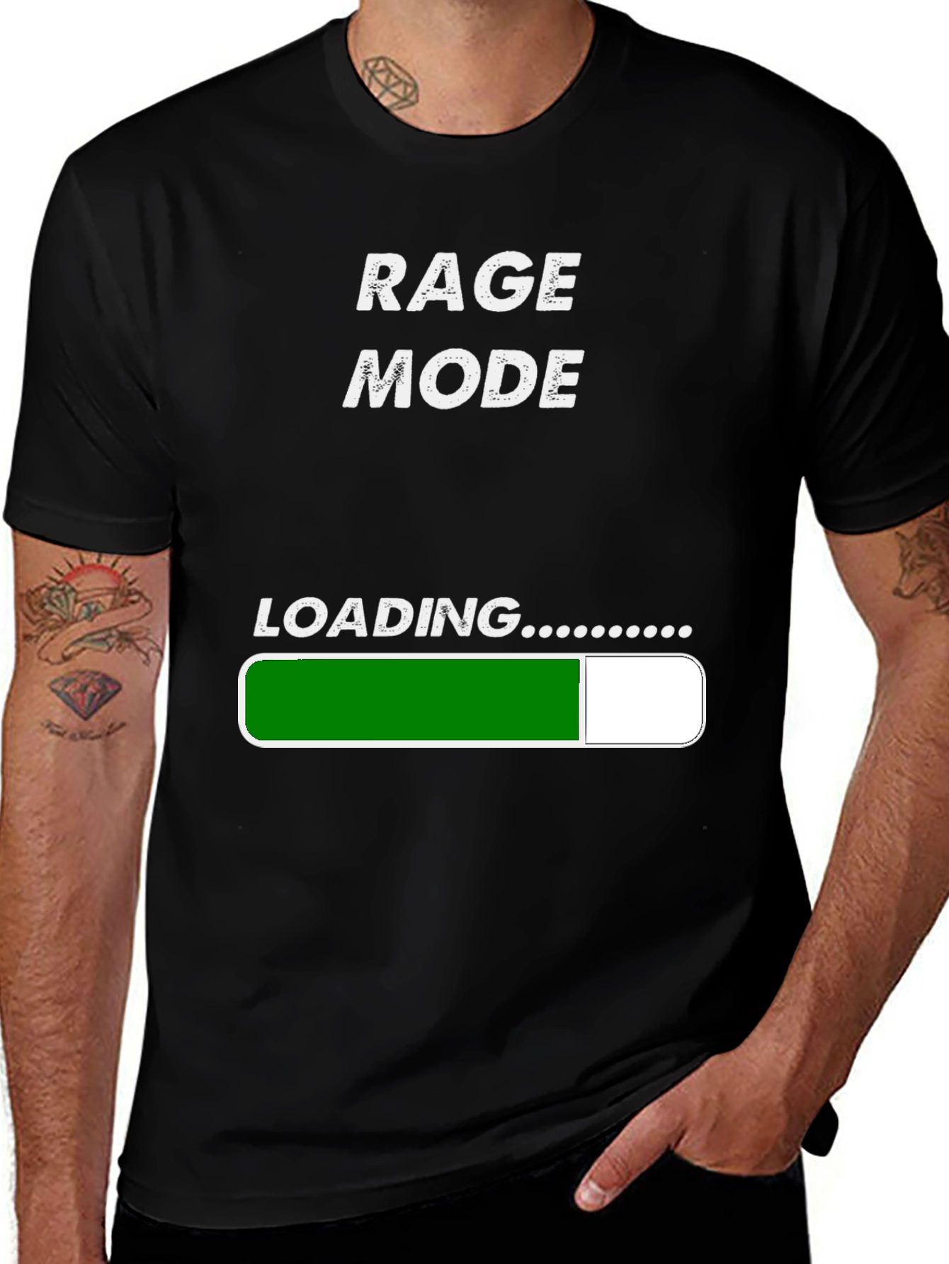 Variant 24 of Rage Mode Loading Funny Graphic Tee