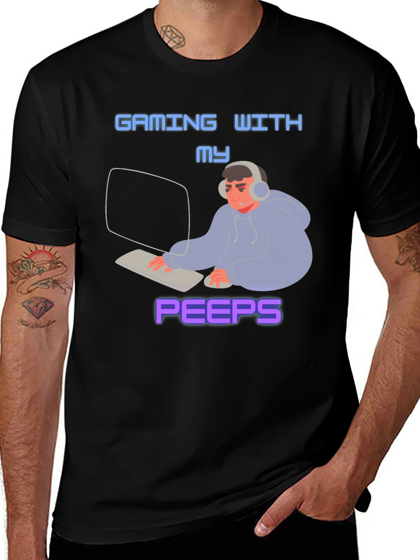 Variant 30 of Gaming with my Peeps Graphic T-Shirt