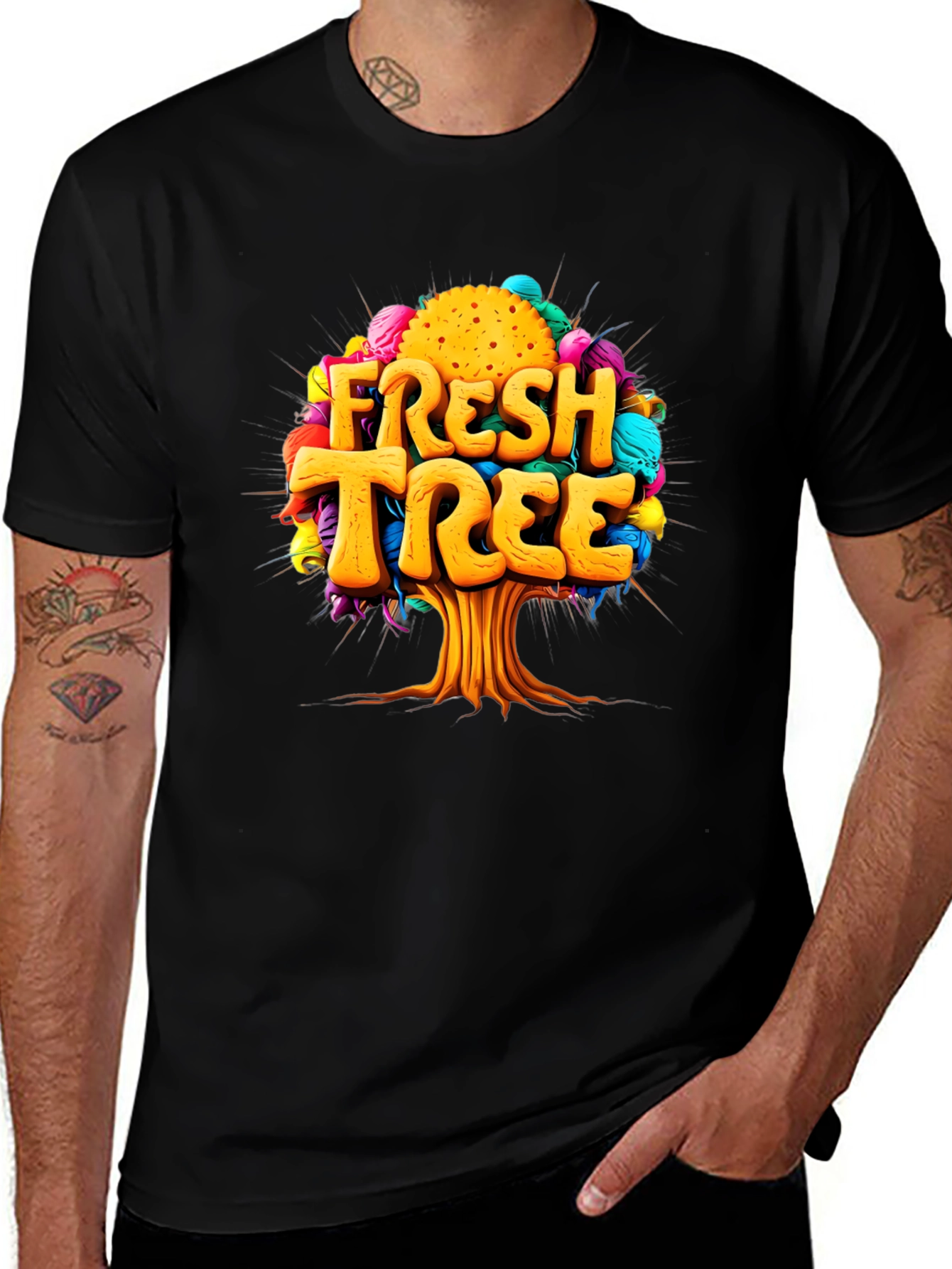 Variant 14 of Fresh Tree Graphic Print Tee