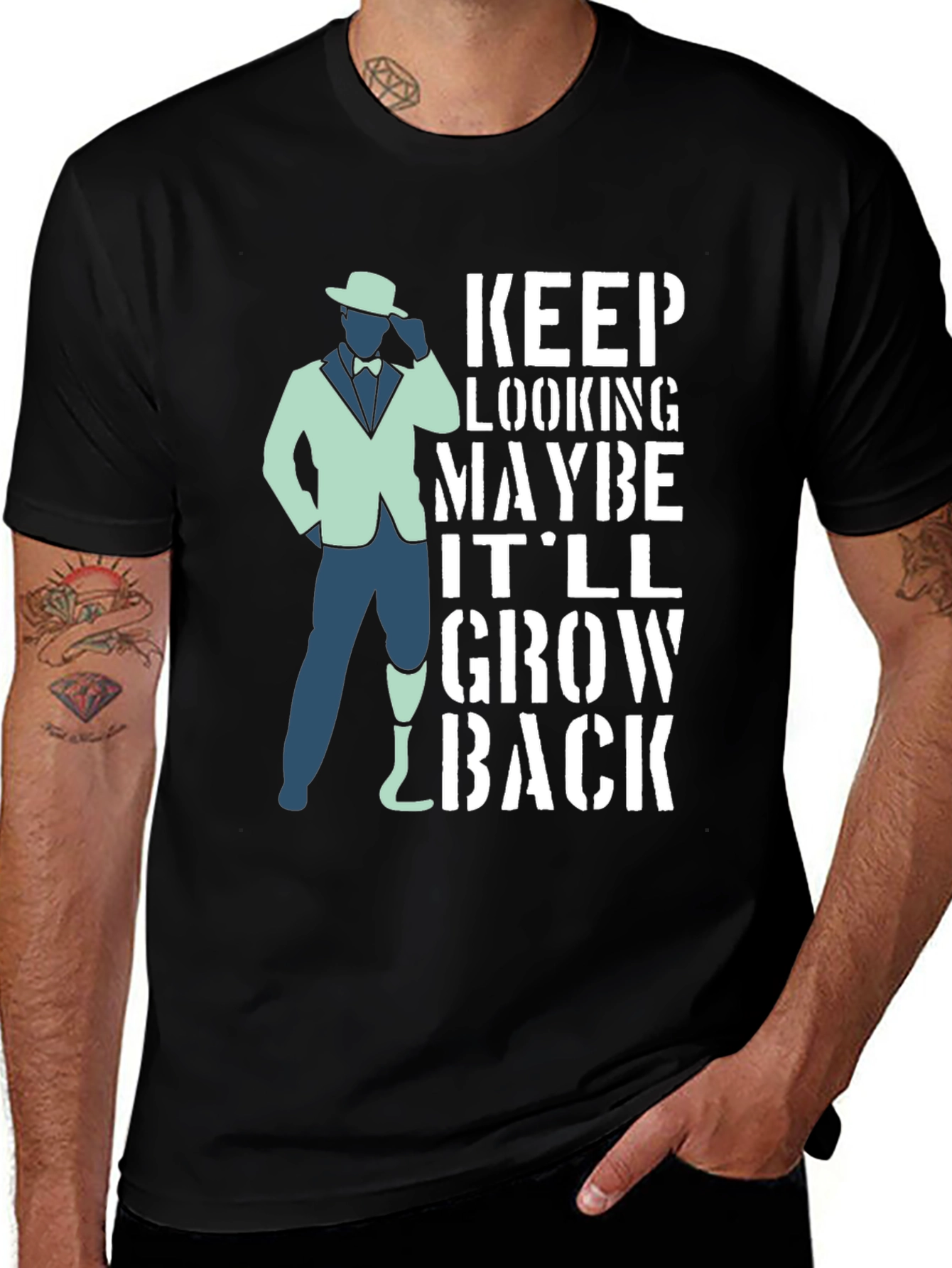 Variant 18 of Humorous Keep Looking Grow Back T-Shirt