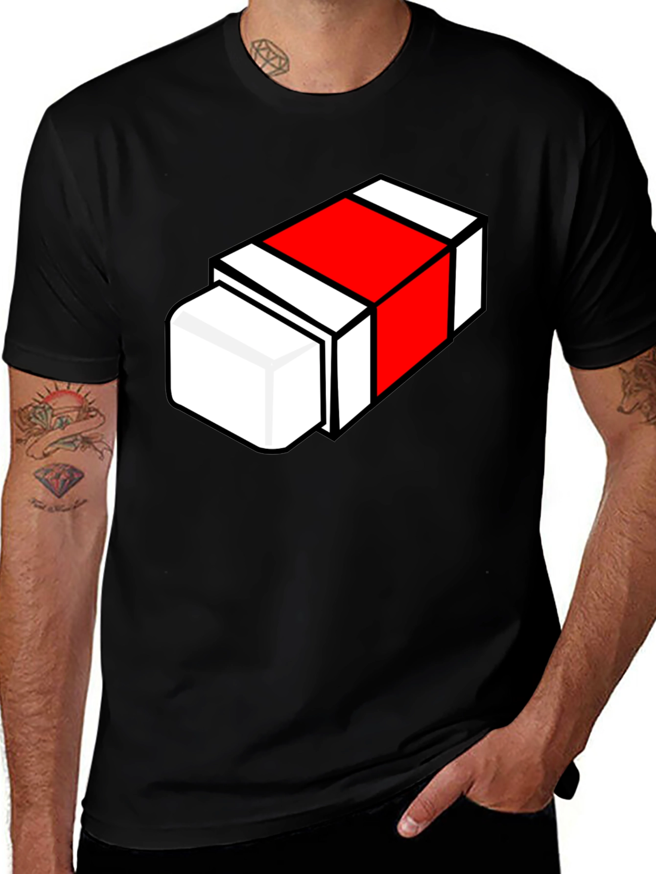 Variant 20 of Funny Eraser Graphic T-Shirt - Back to School Apparel