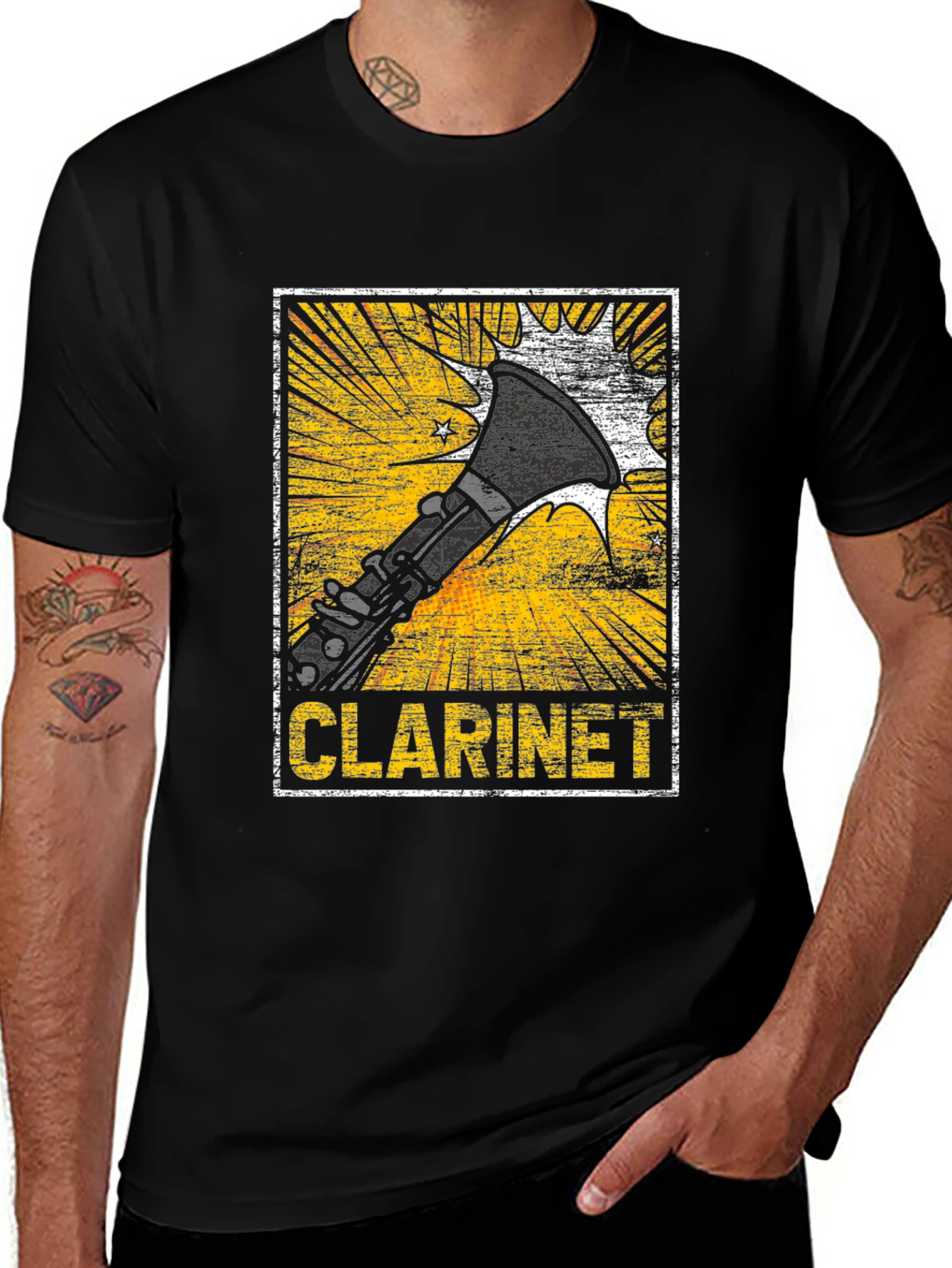 Variant 27 of Clarinet Graphic Tee - Band Geek Style