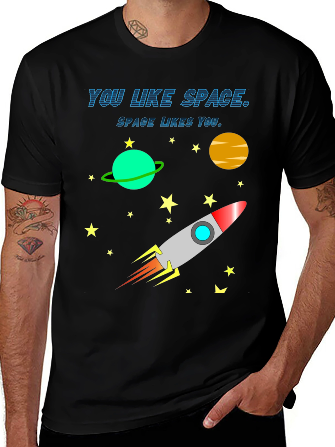 Variant 9 of Space Likes You Graphic Tee