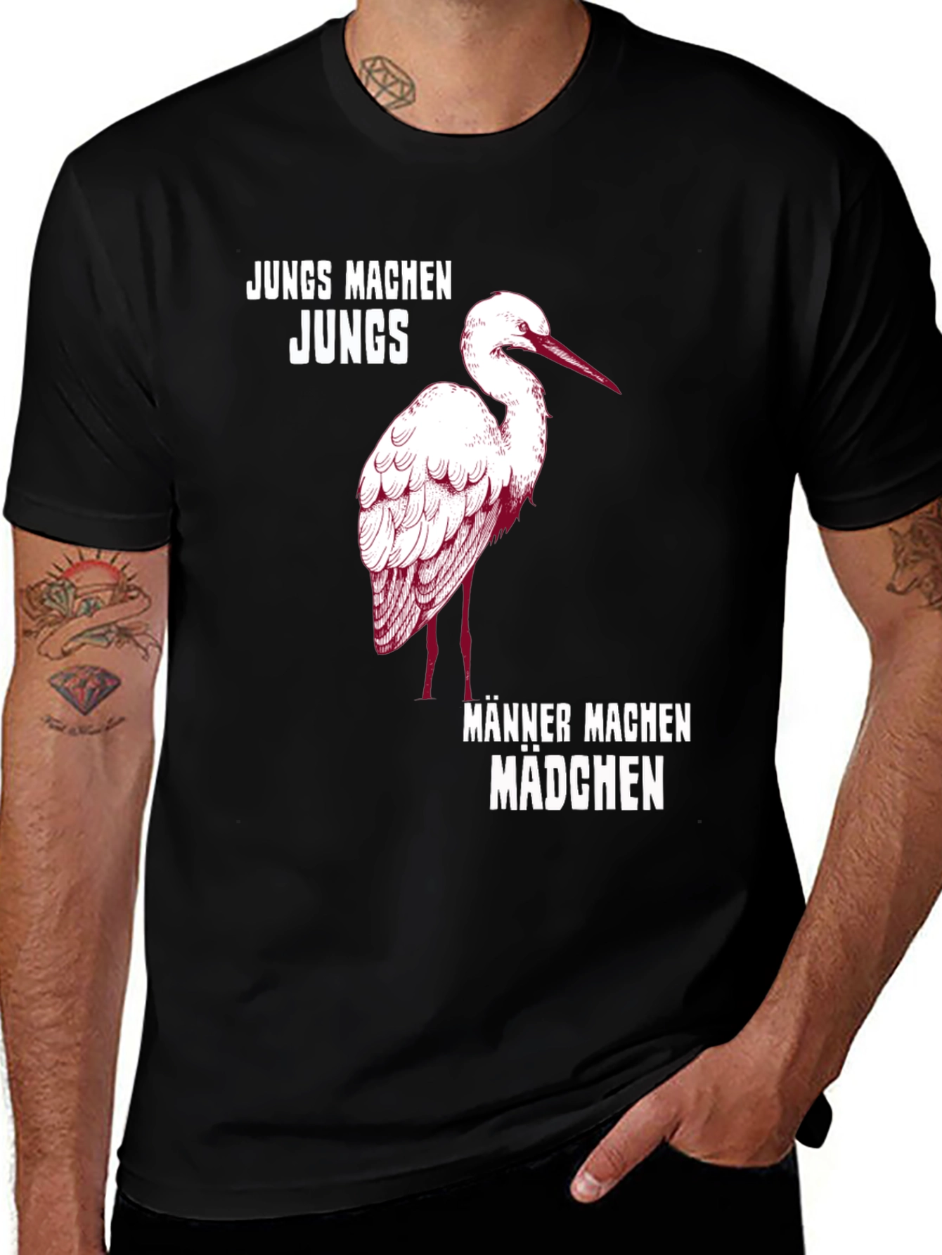 Variant 8 of Humorous "Boys Make Boys" Graphic Tee