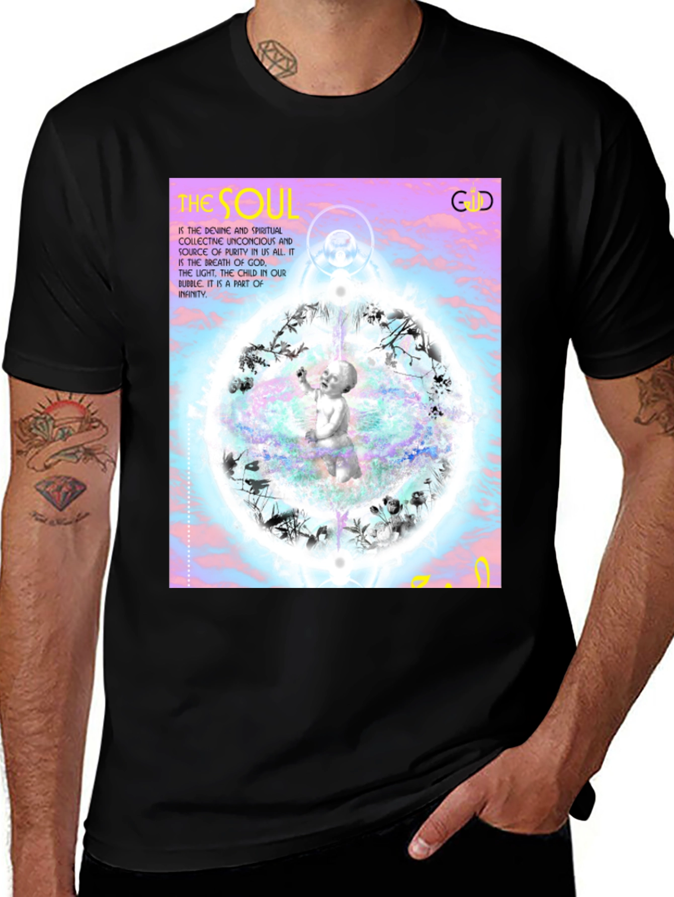 Variant 28 of The Soul T-Shirt - Divine Spiritual Art