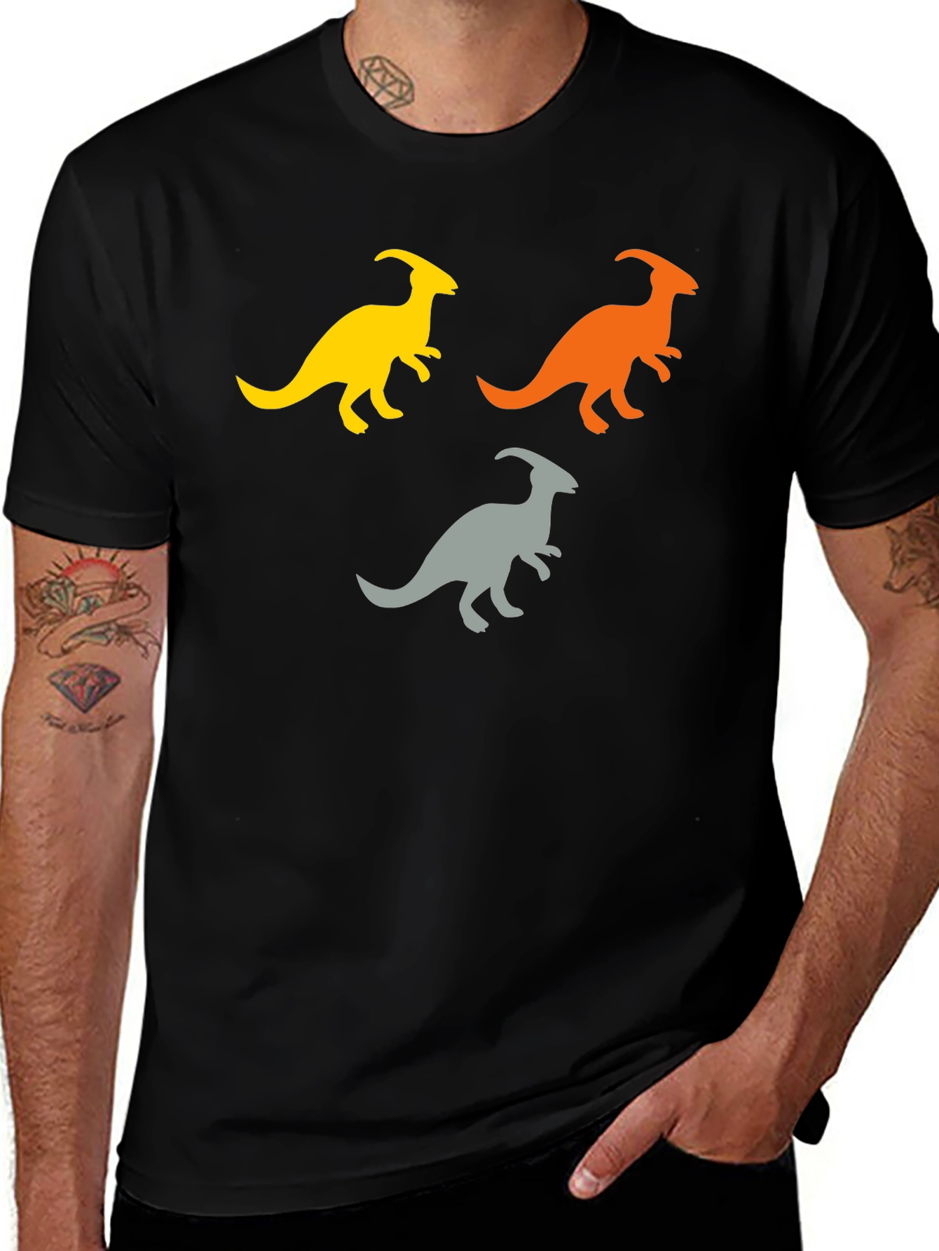 Variant 16 of Dinosaur T-Shirt - Parasaurolophus Graphic Tee
