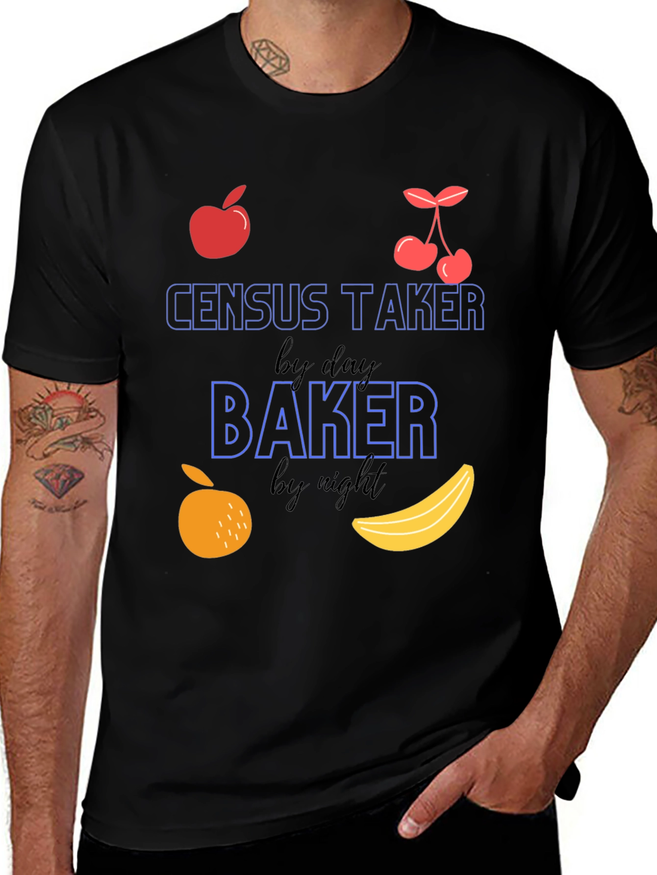 Variant 3 of CENSUS TAKER by Day BAKER by Night Unisex T-Shirt