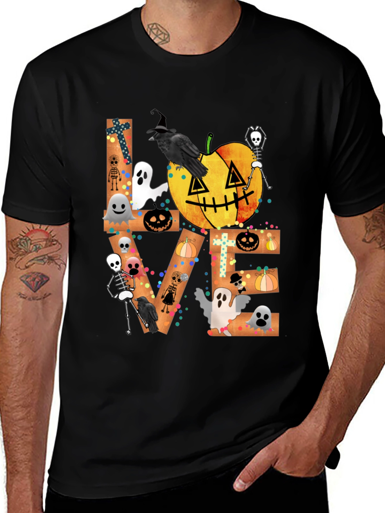 Halloween LOVE Graphic Tee