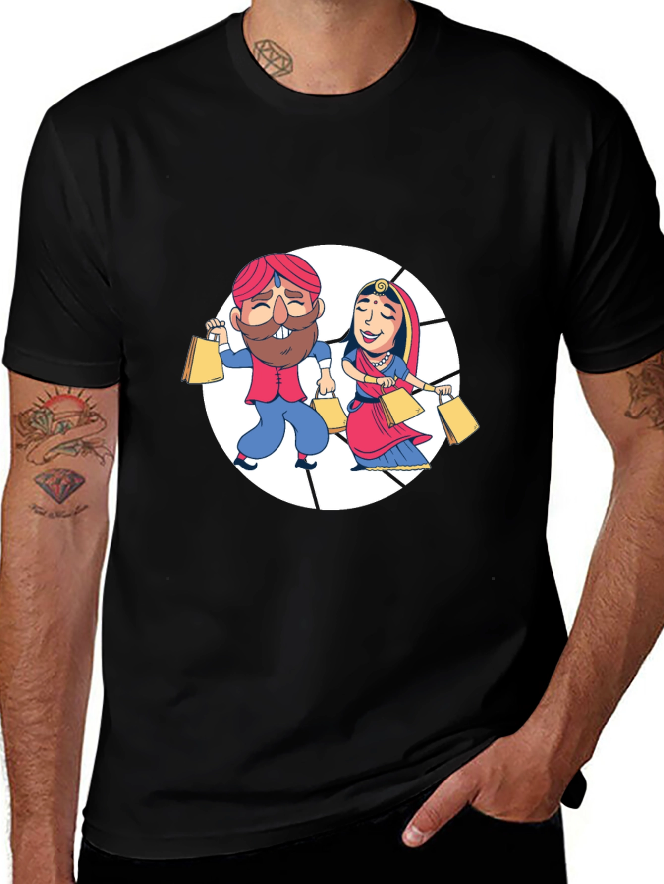 Variant 25 of Festive Couple T-Shirt