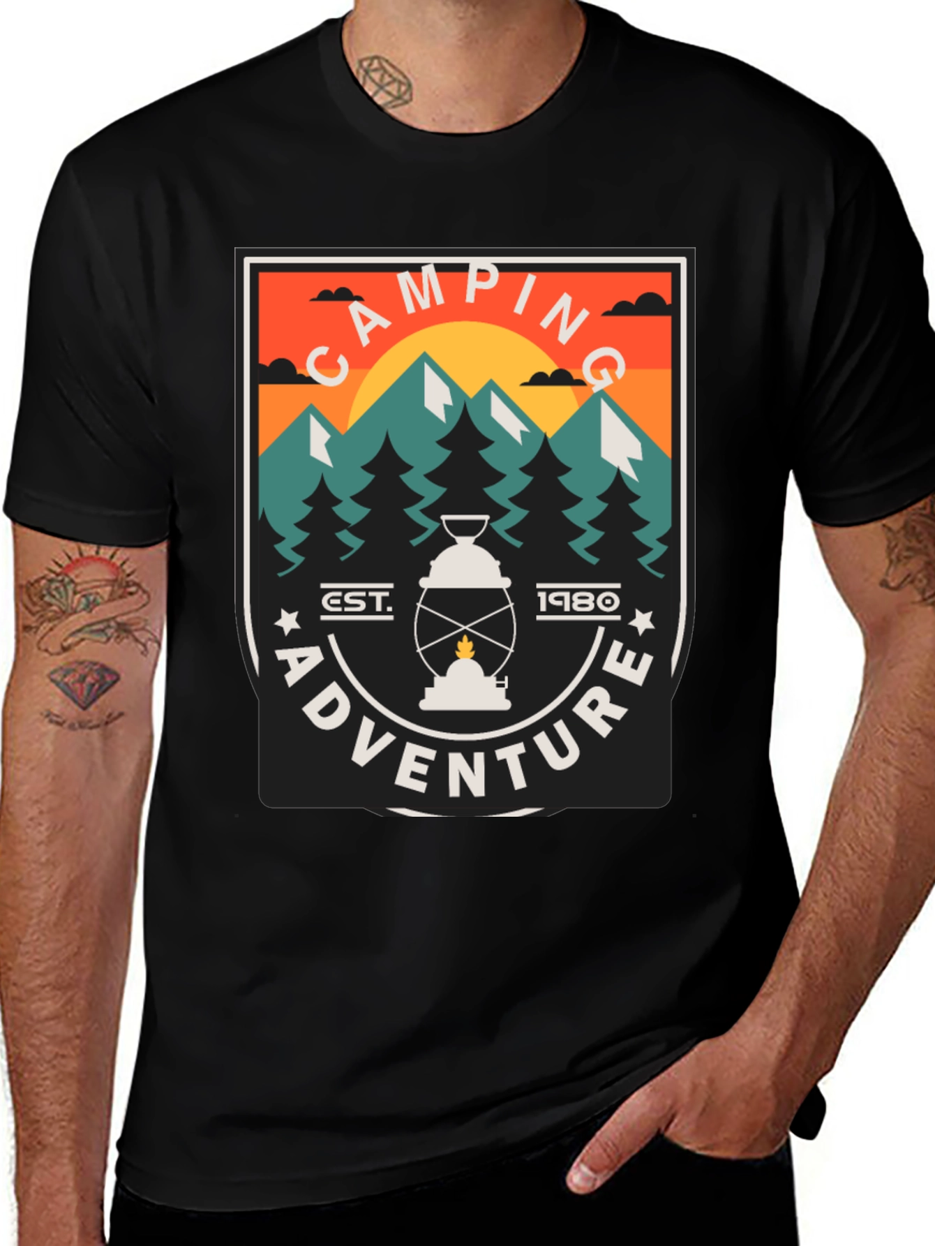 Variant 2 of Camping Adventure Graphic T-Shirt