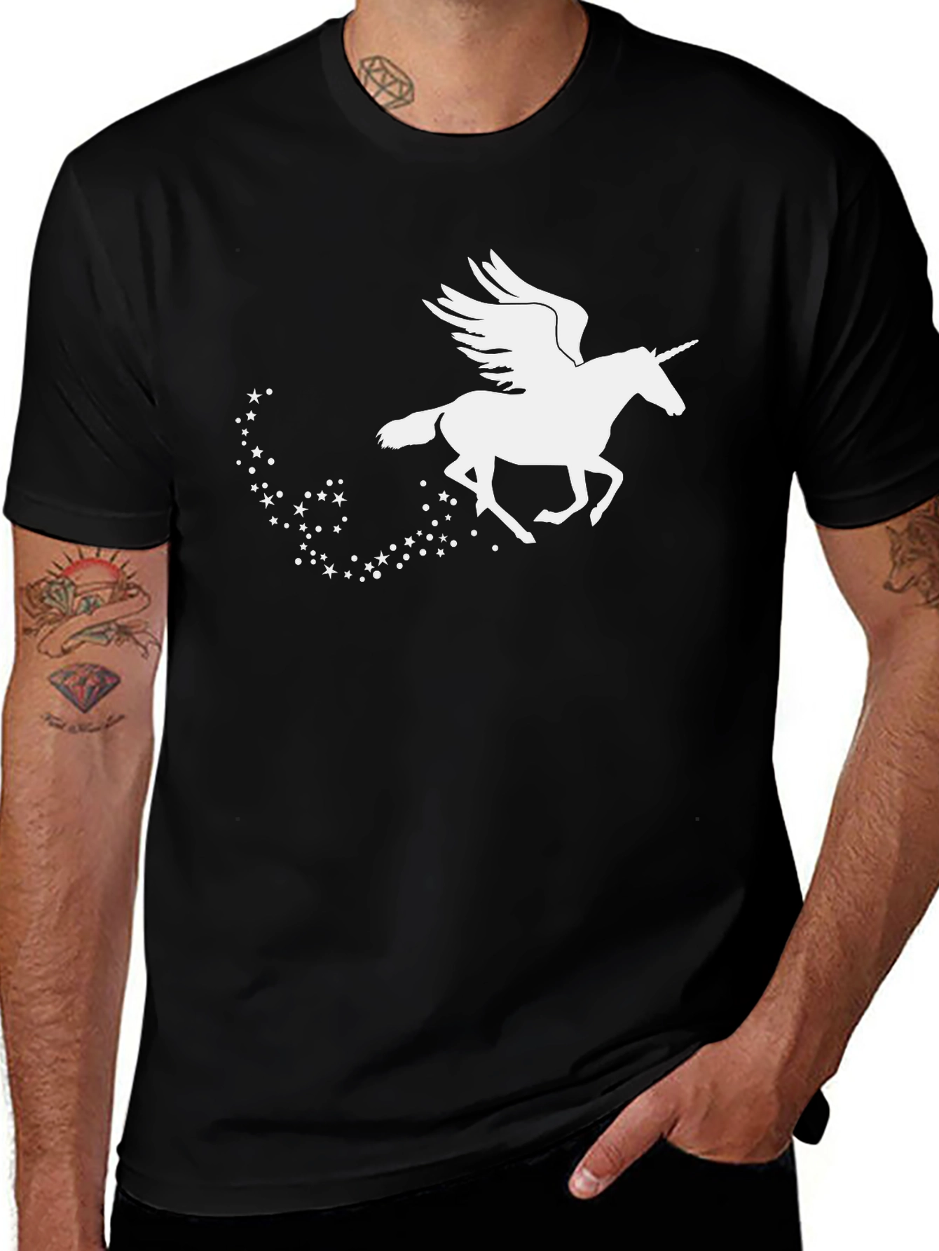 Variant 20 of Unicorn Pegasus T-Shirt - Magical Graphic Tee