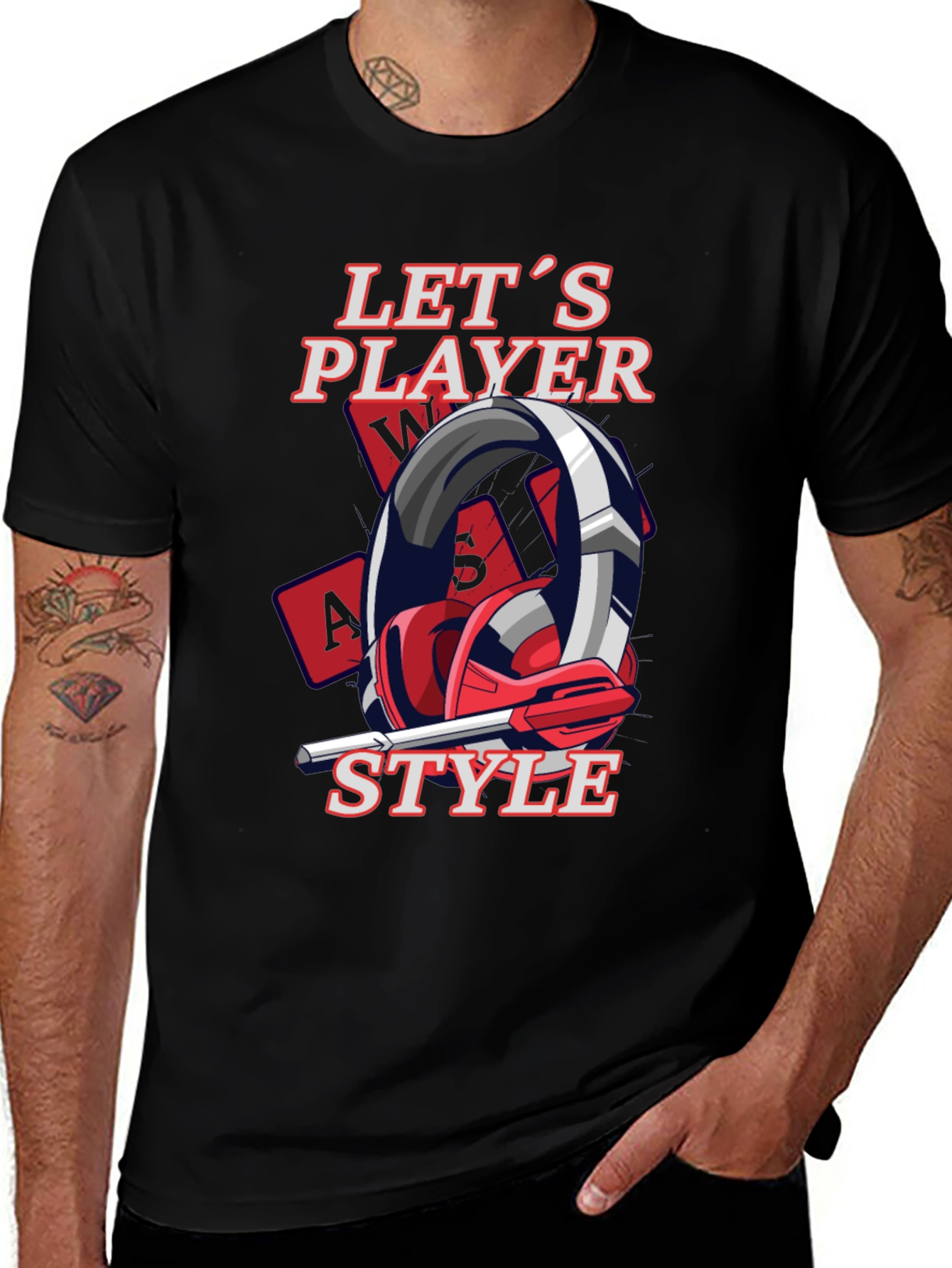 Variant 29 of Let's Player Style T-Shirt