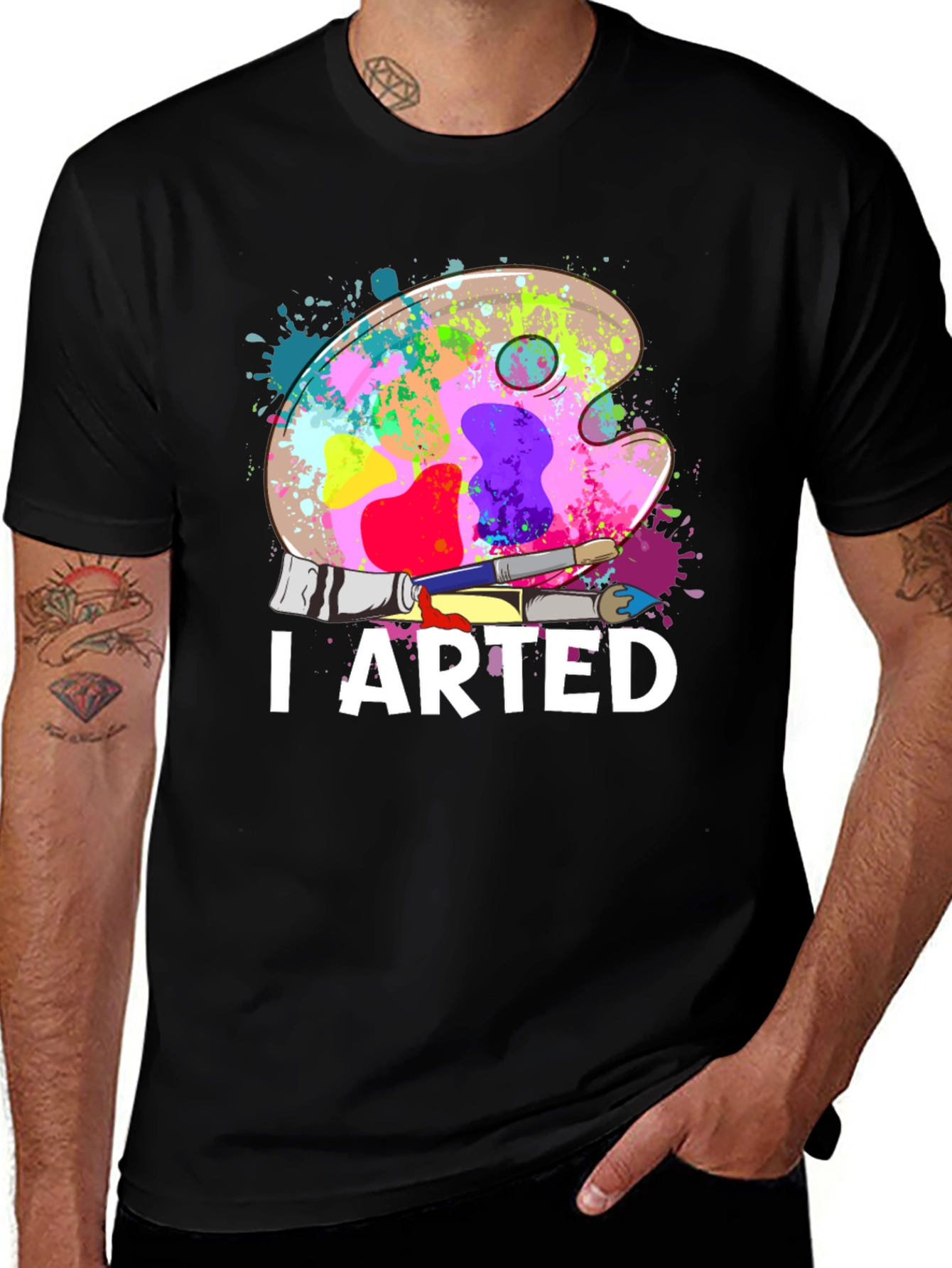 I Arted T-Shirt - Artist Palette Design