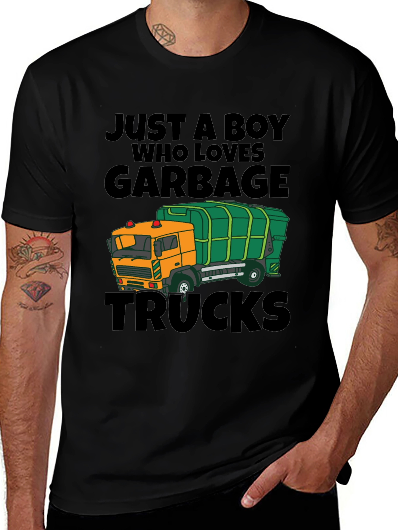 Variant 22 of Just A Boy Who Loves Garbage Trucks T-Shirt