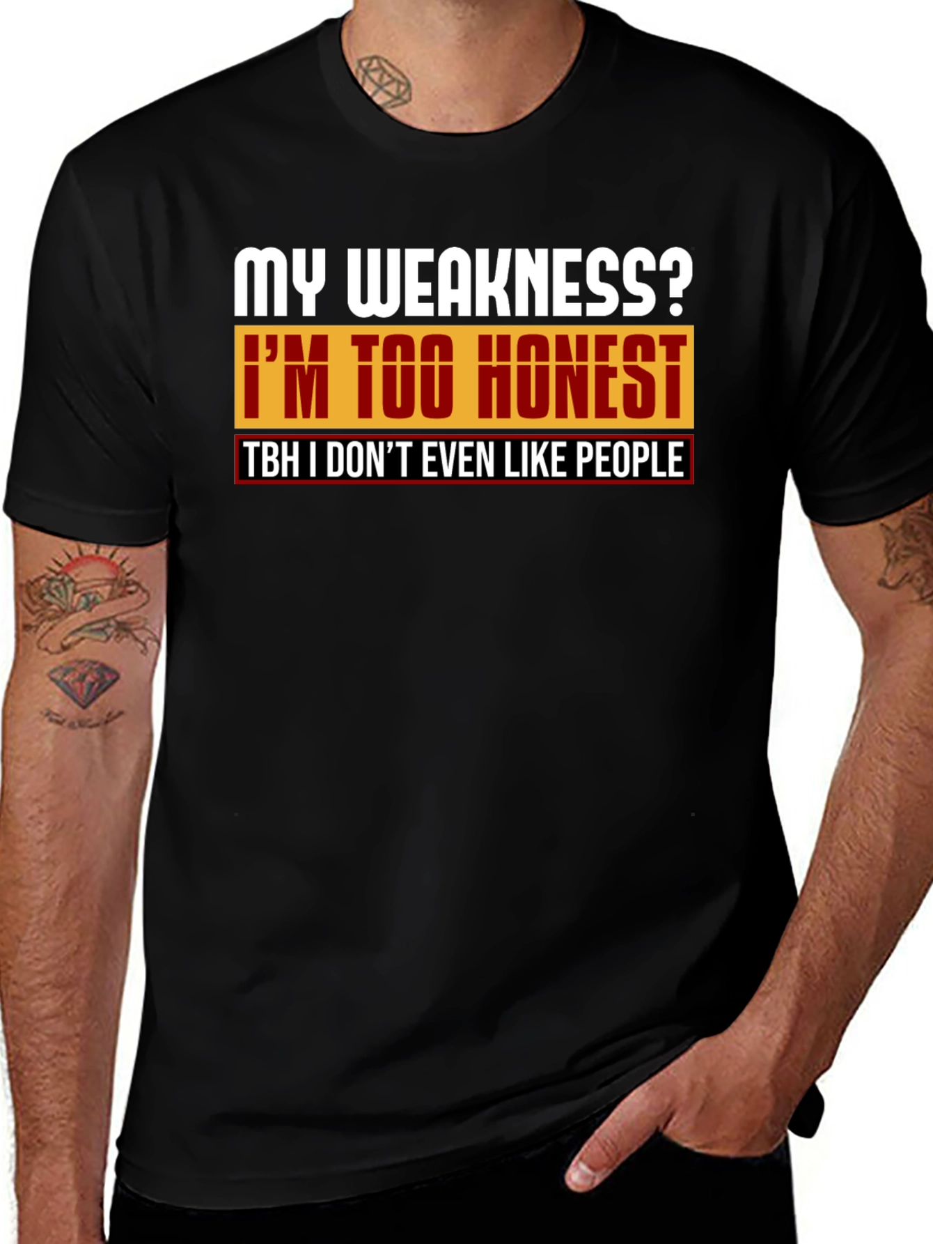 Variant 18 of Honest Humor T-Shirt - My Weakness Tee