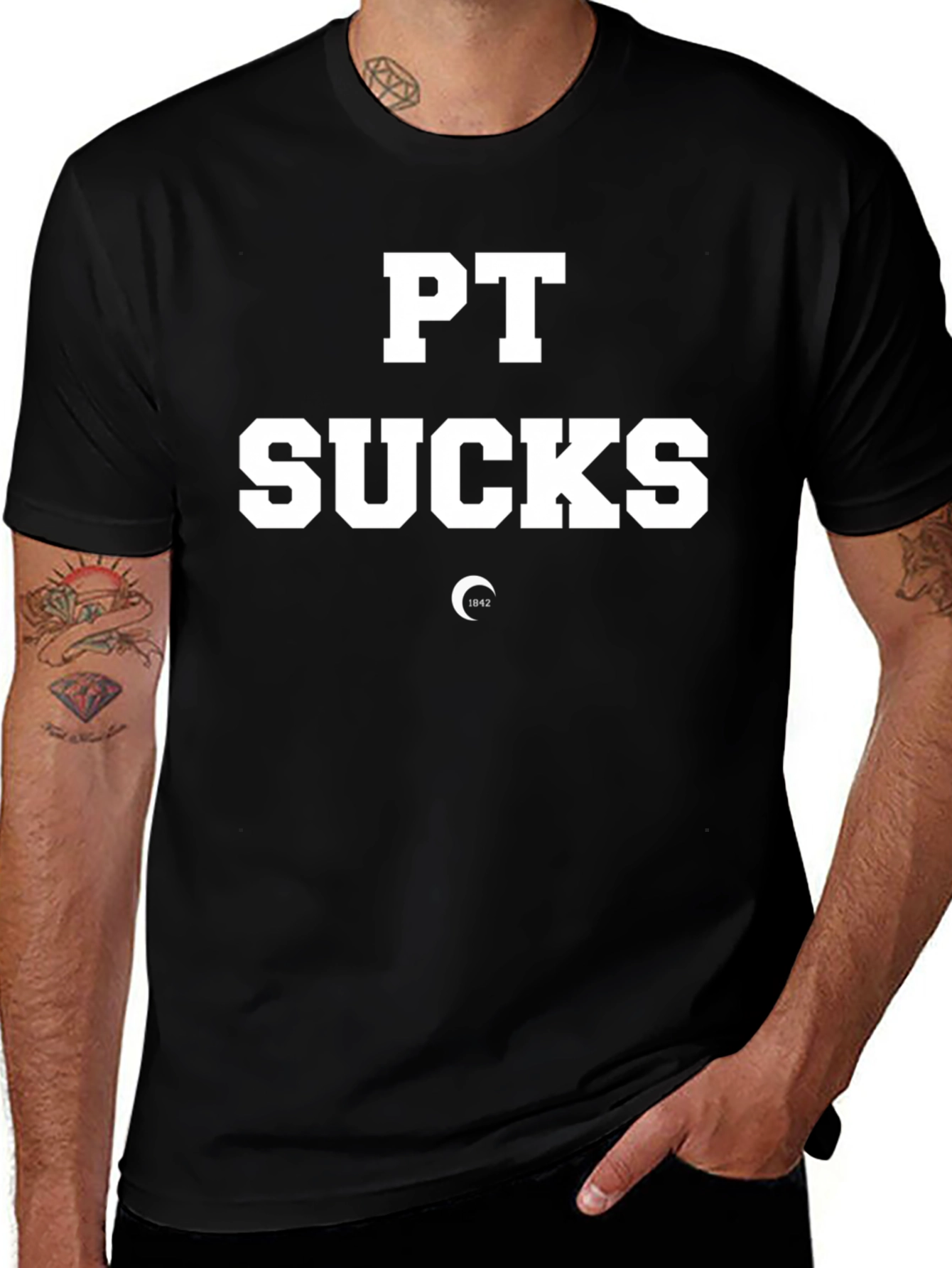 Variant 26 of PT Sucks T-Shirt - Funny Workout Tee