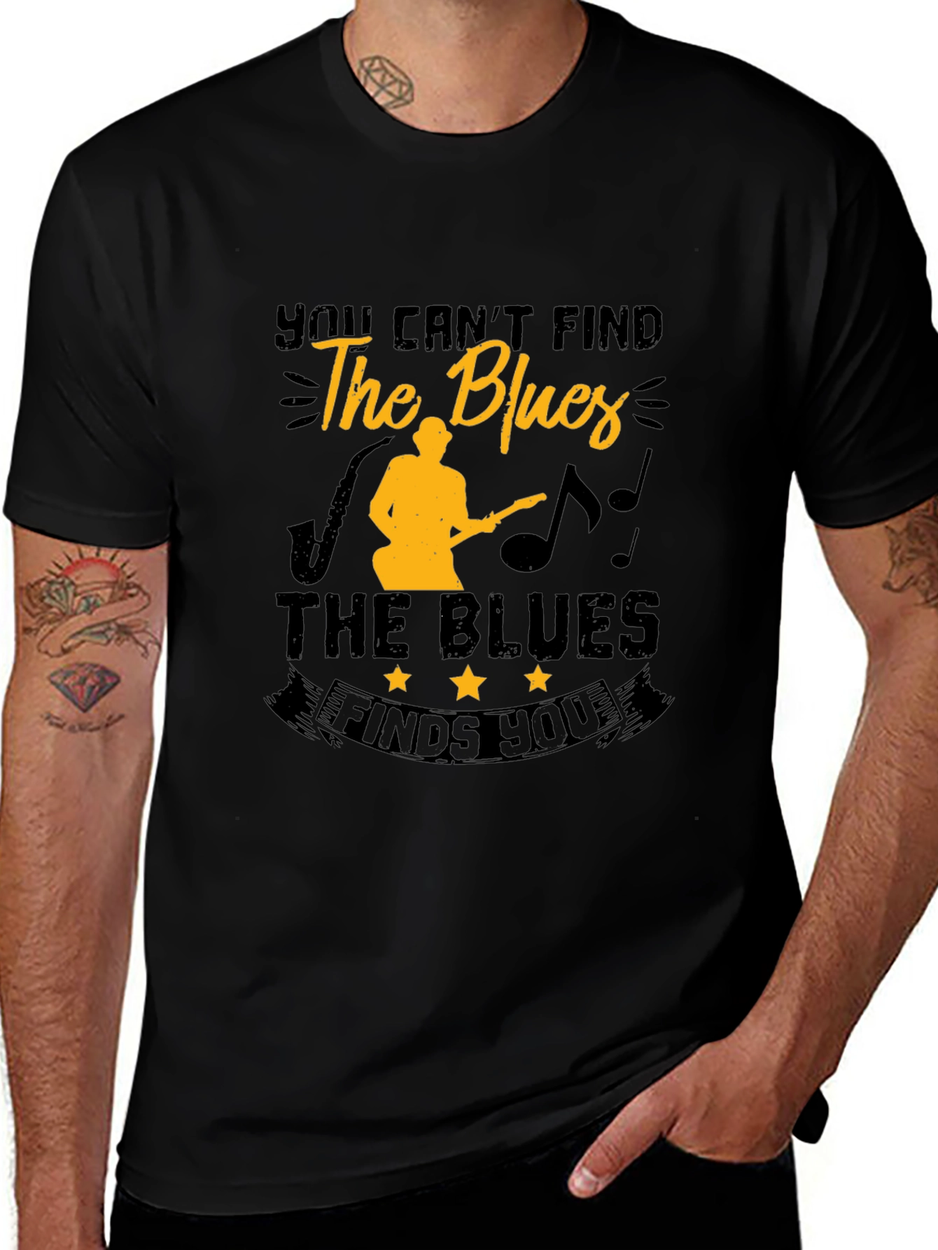 Variant 30 of Blues Music T-Shirt - Musician Guitar Player Tee