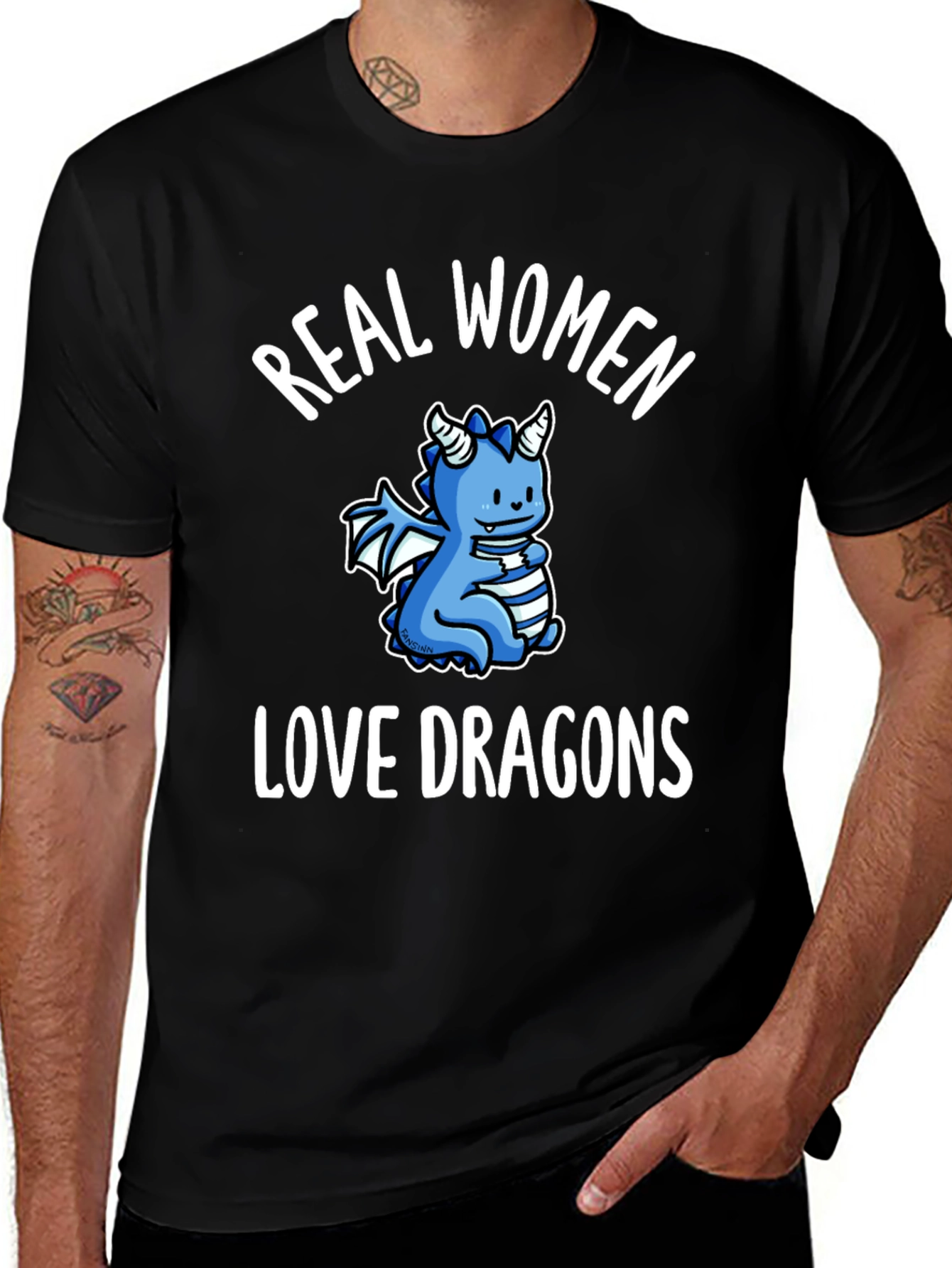 Variant 15 of Real Women Love Dragons T-Shirt