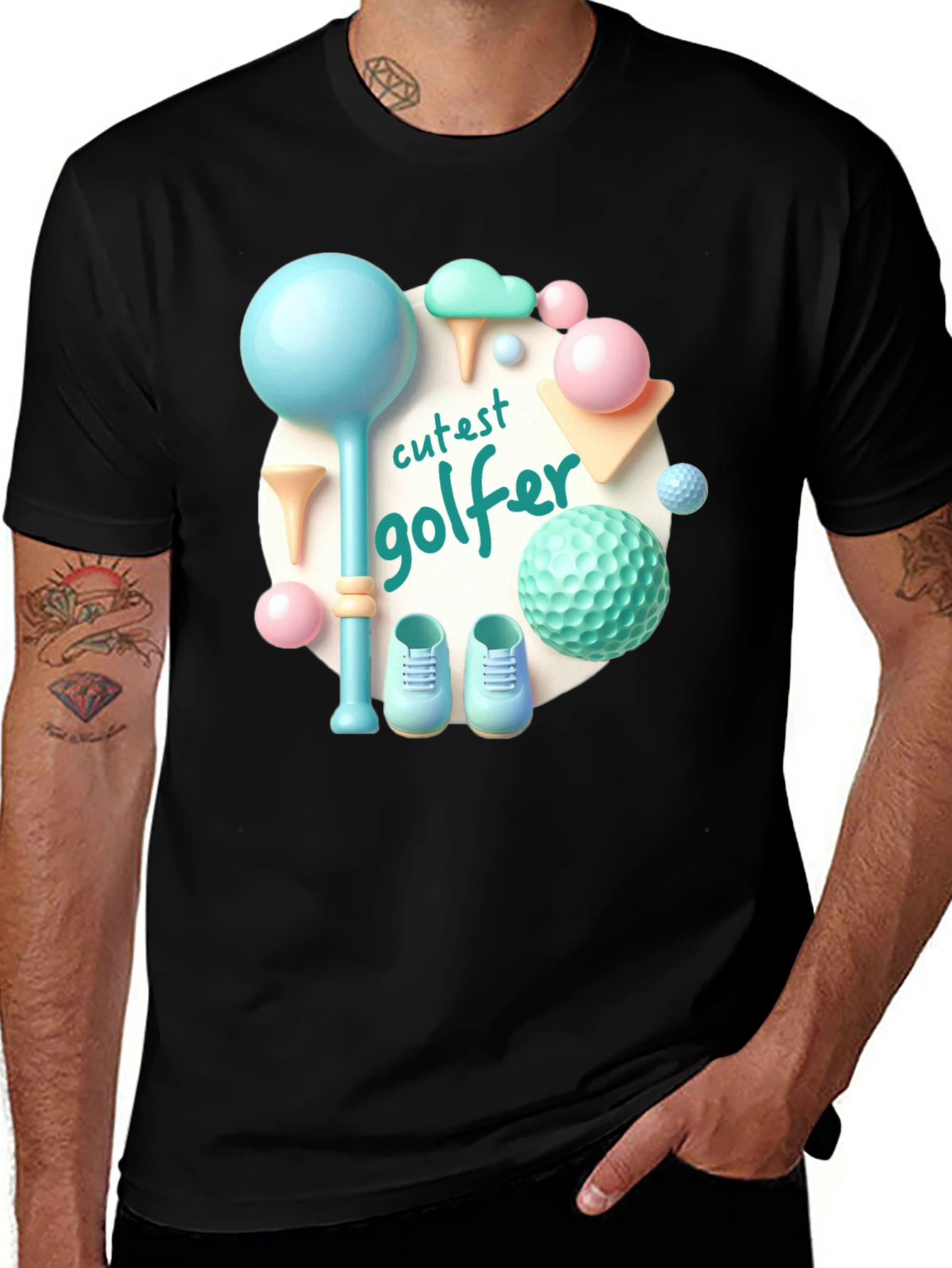 Cutest Golfer Graphic Tee - Fun Golf Lover Shirt