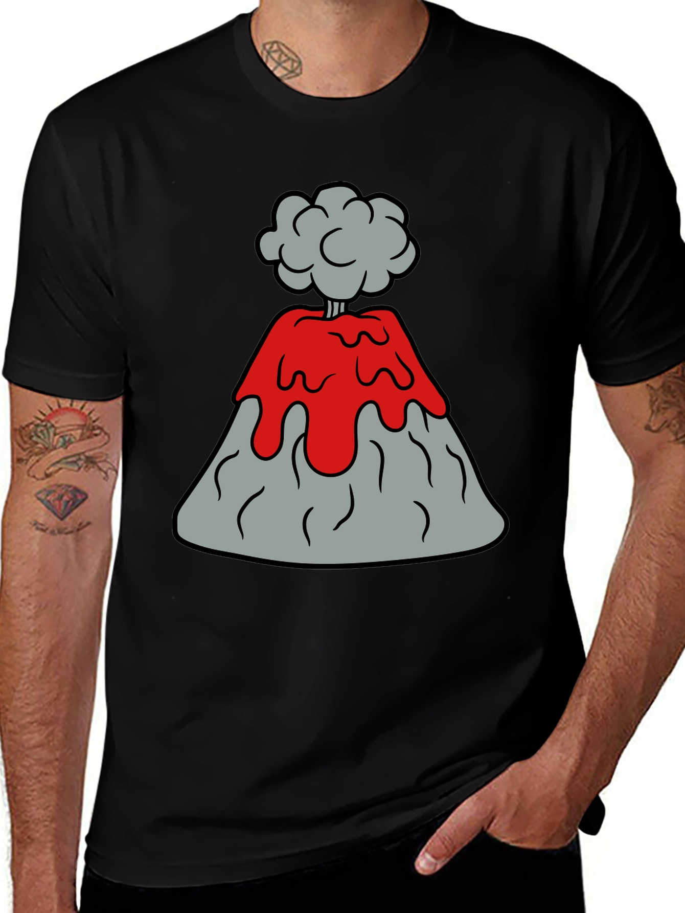 Variant 18 of Volcano Explosion Graphic Tee